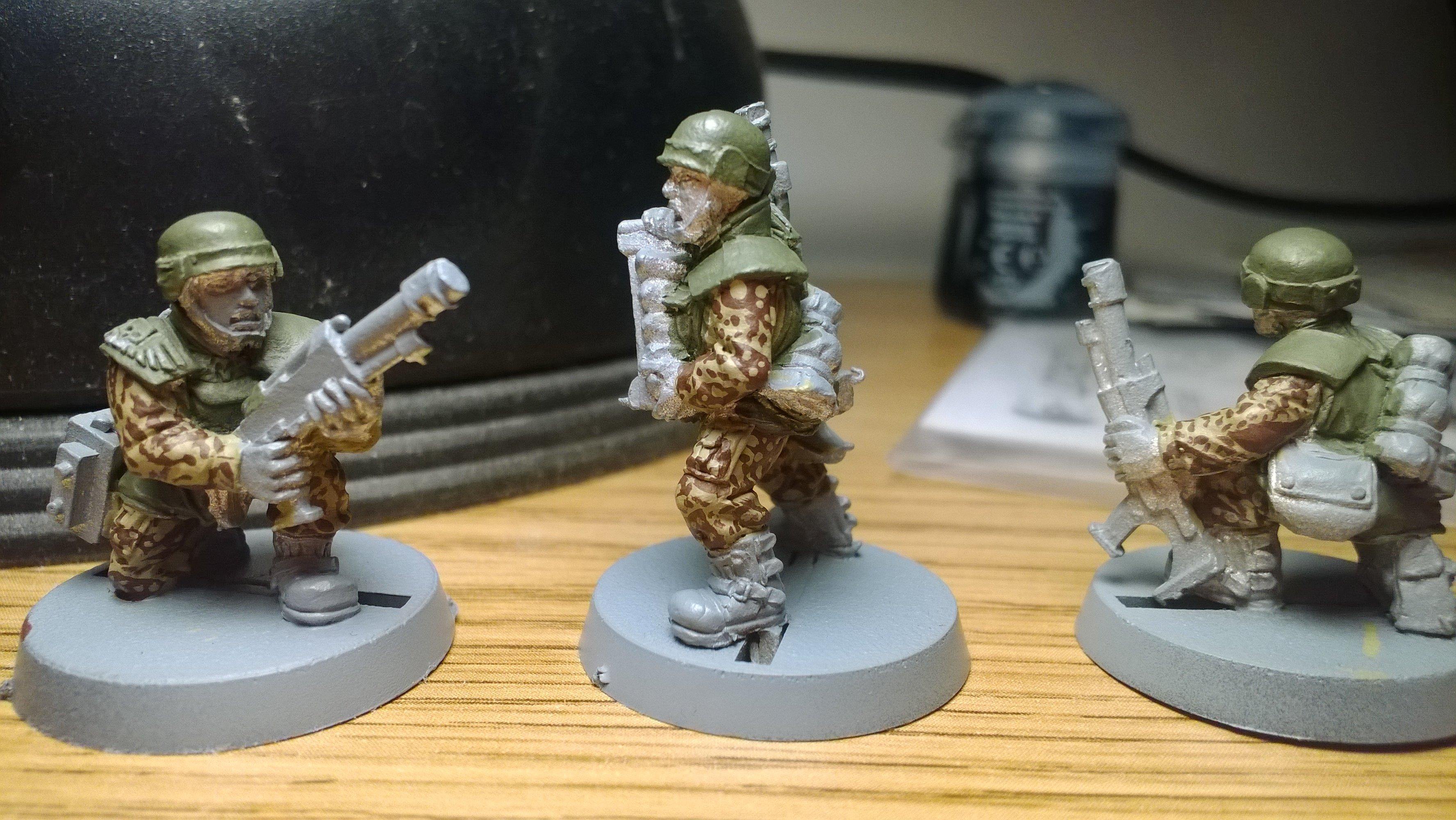 2nd Edition, Cadians, Imperial Guard, Metal, Out Of Production, Work In Progress
