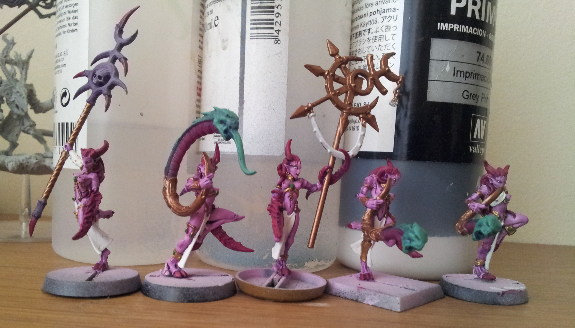 Command, Daemonettes, Daemons, Slaanesh, Warhammer 40,000