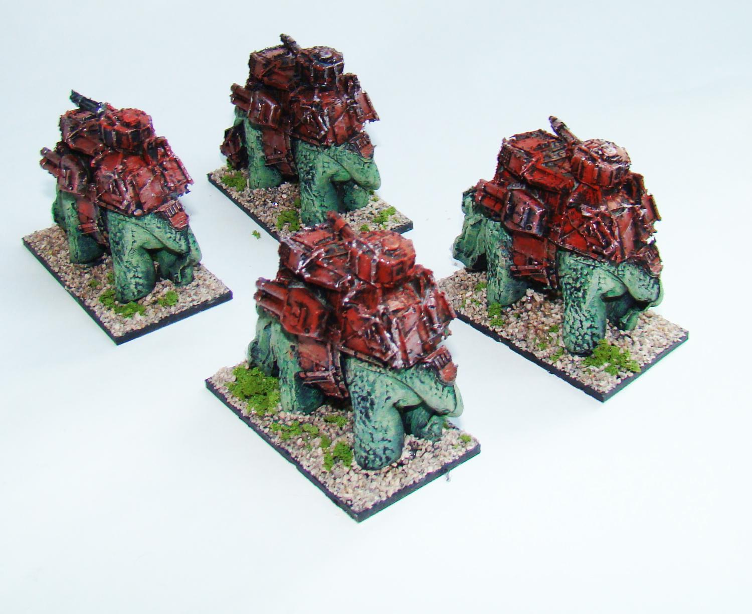 Epic 40k Tyranid Ork Squiggoth Carnifex
