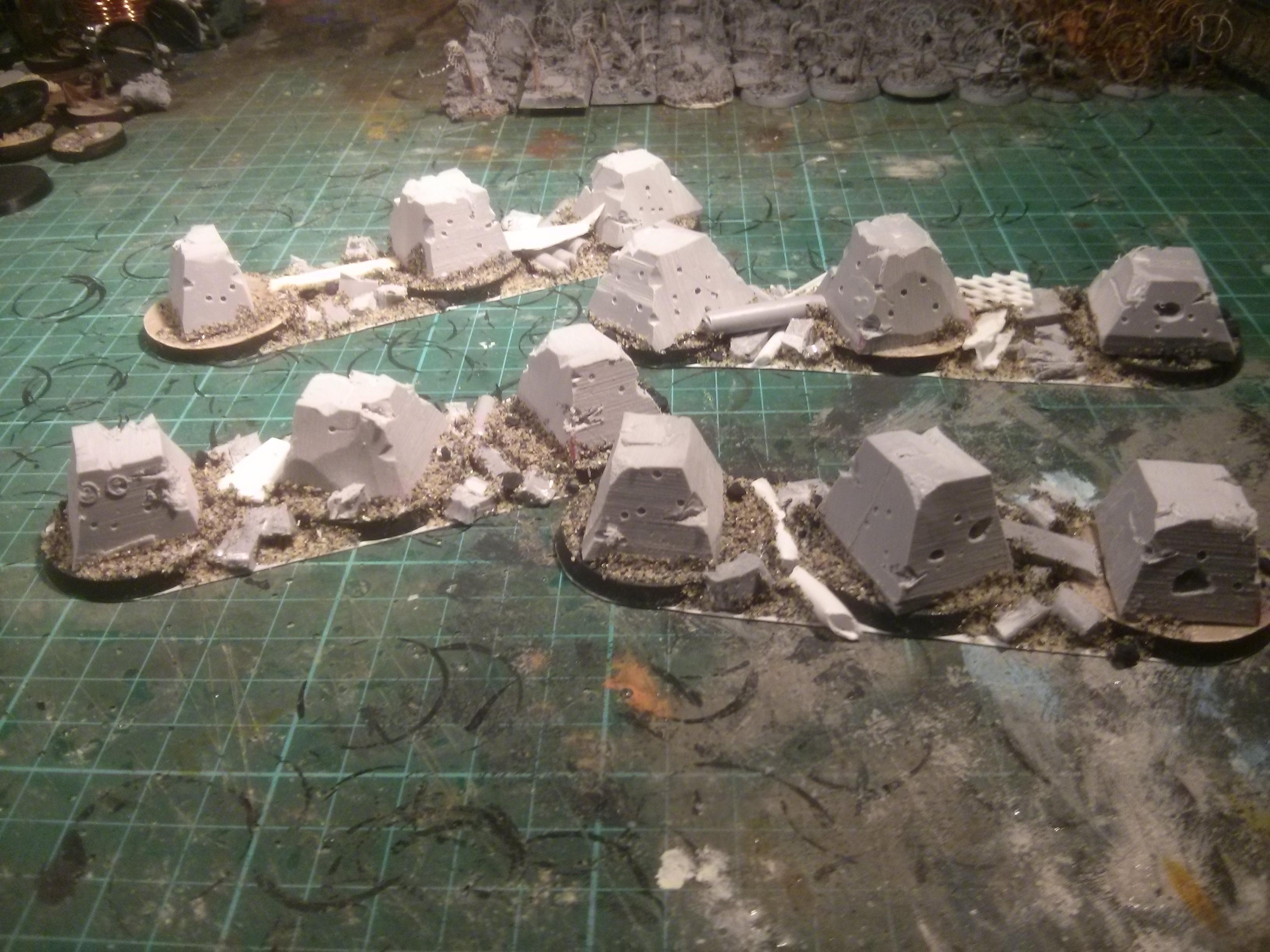 Obstacle, Terrain, Tank Traps