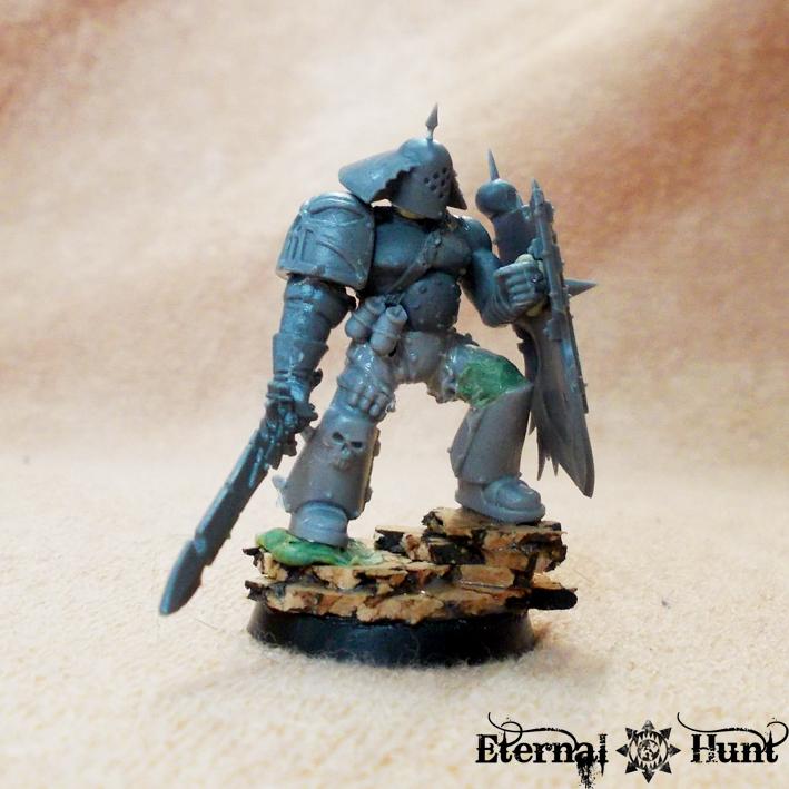 Chaos, Chaos Space Marines, Conversion, Gladiator, Khorne, Khorne's Eternal Hunt, Kitbash, Warhammer 40,000, Work In Progress, World Eaters