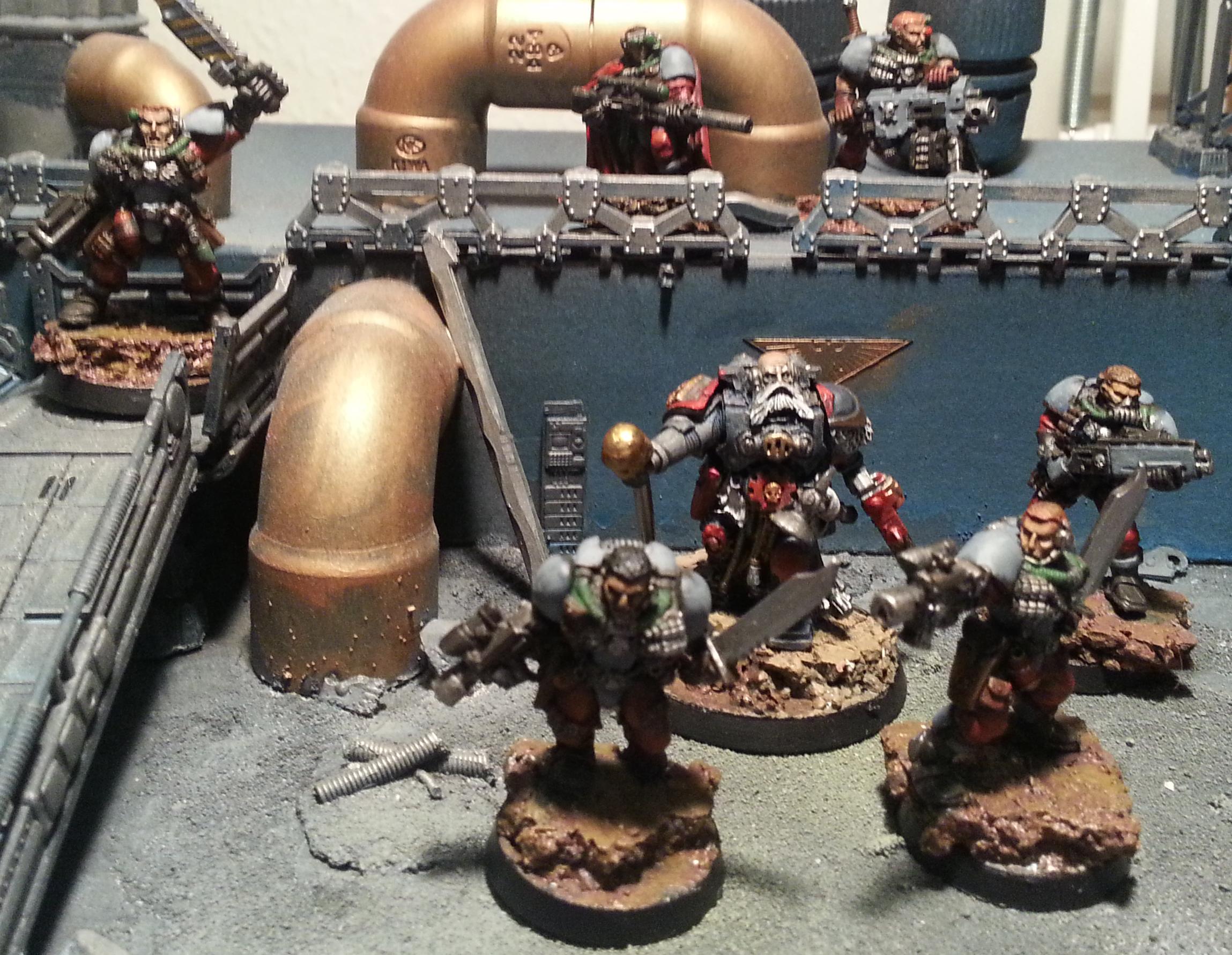 Inquisitor, Scouts, Space Marines