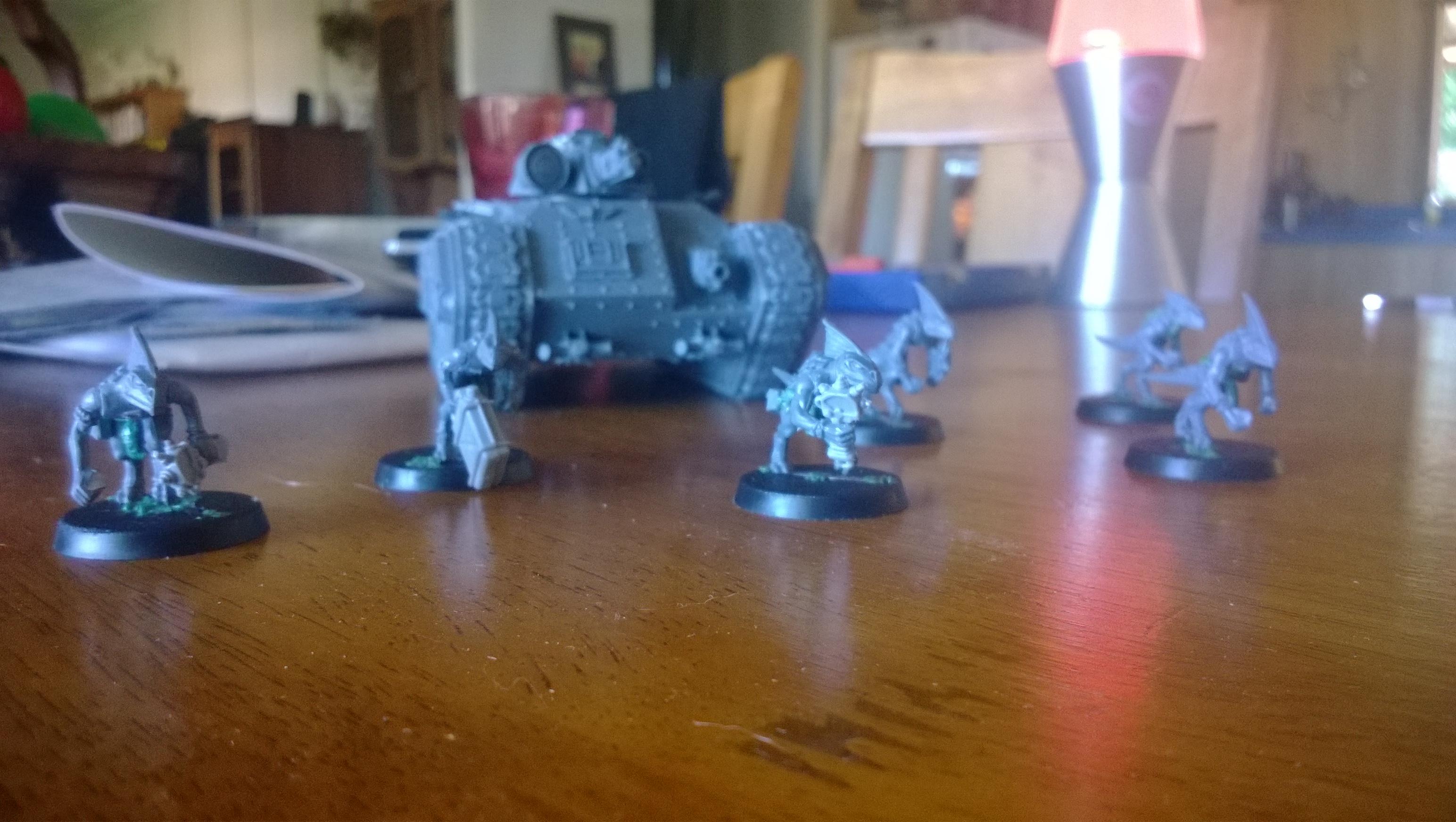 Skink weaponsmiths and chimera