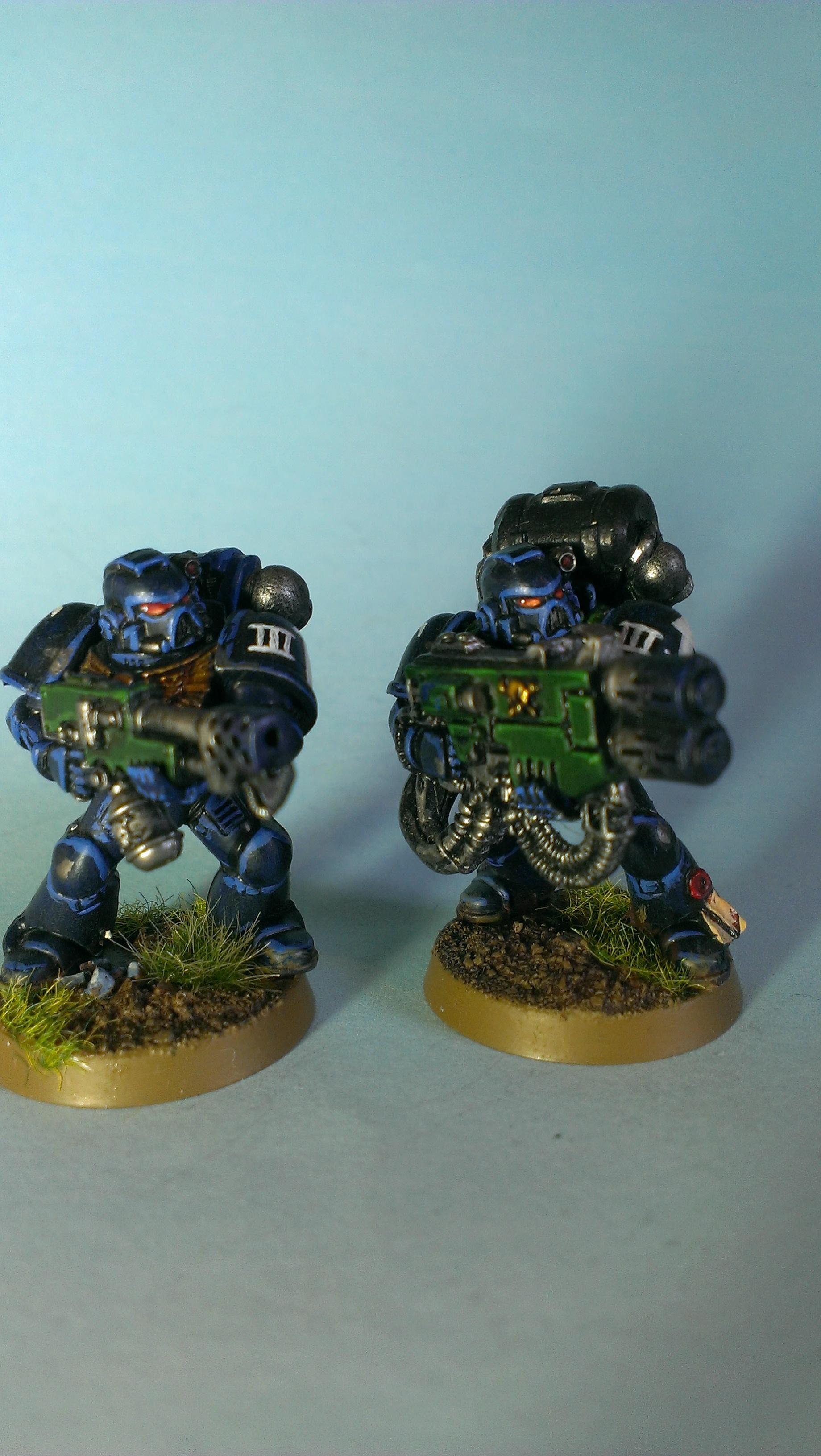 Flamer, Multi Melta, Space Marines, Tactical, Ultramarines