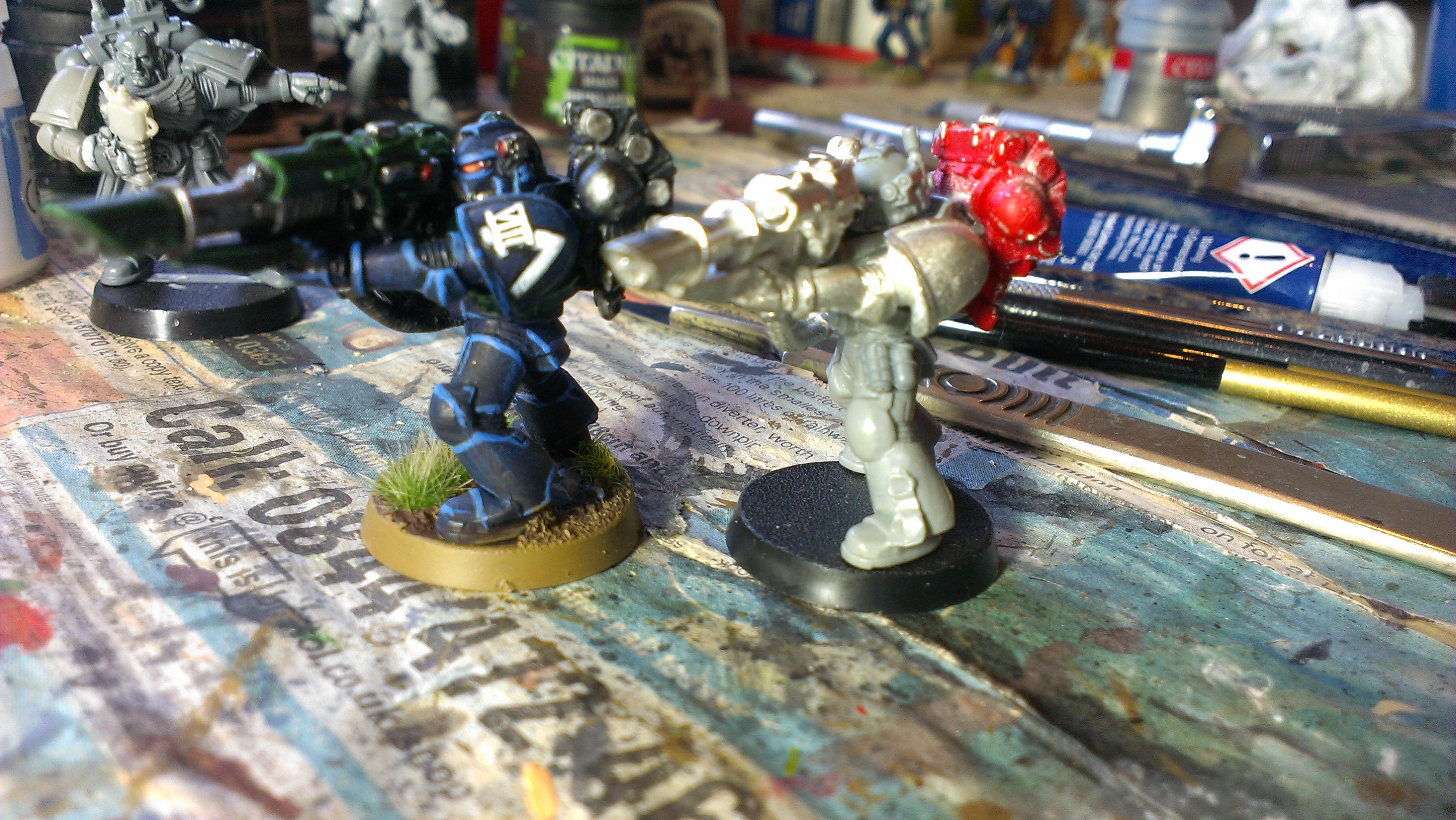 Space Marines, Ultramarines, Work In Progress