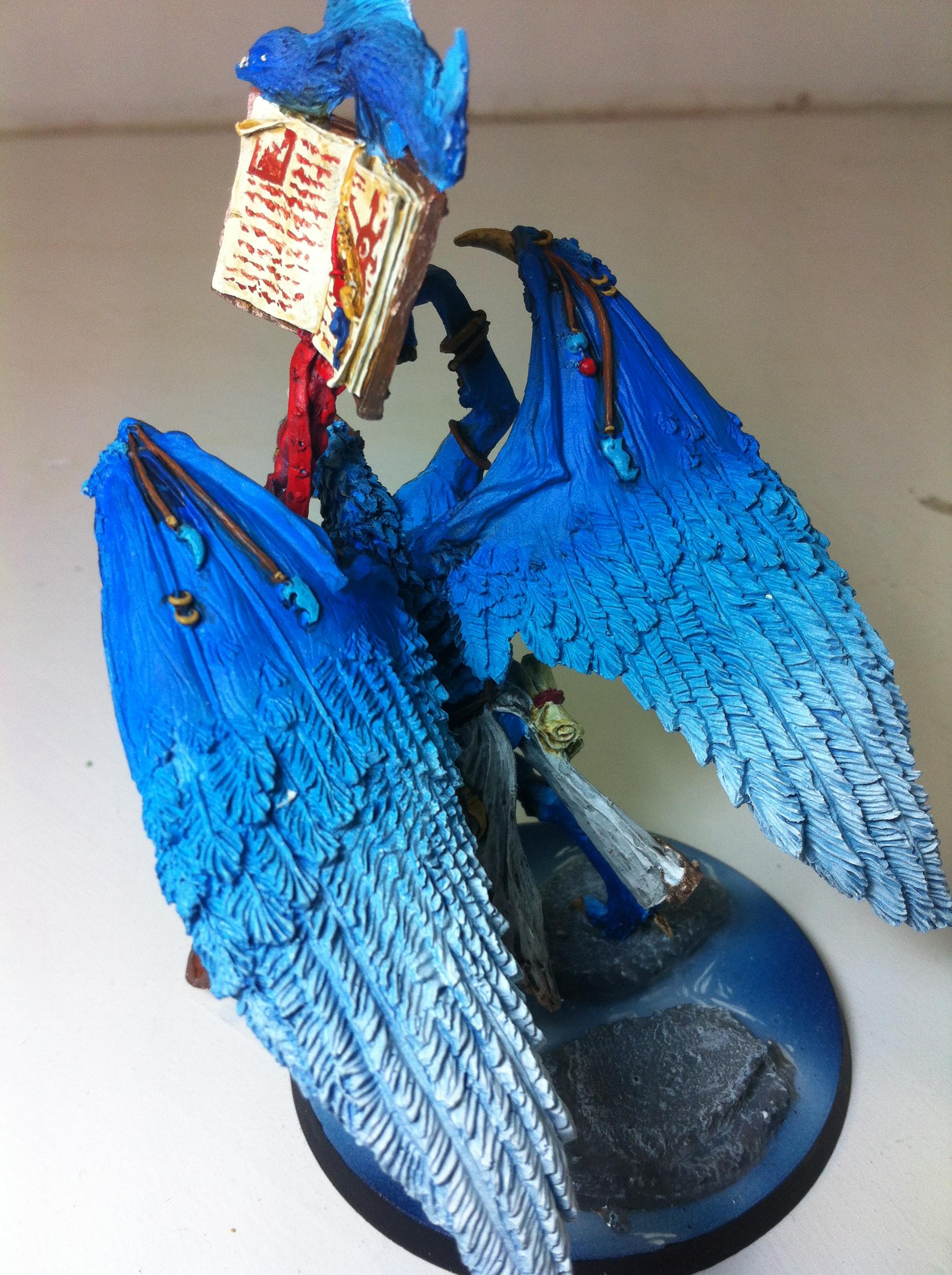 Airbrush, Chaos, Chaos Daemons, Fateweaver, Kairos, Kairos Fateweaver, Lord Of Change, Tzeentch