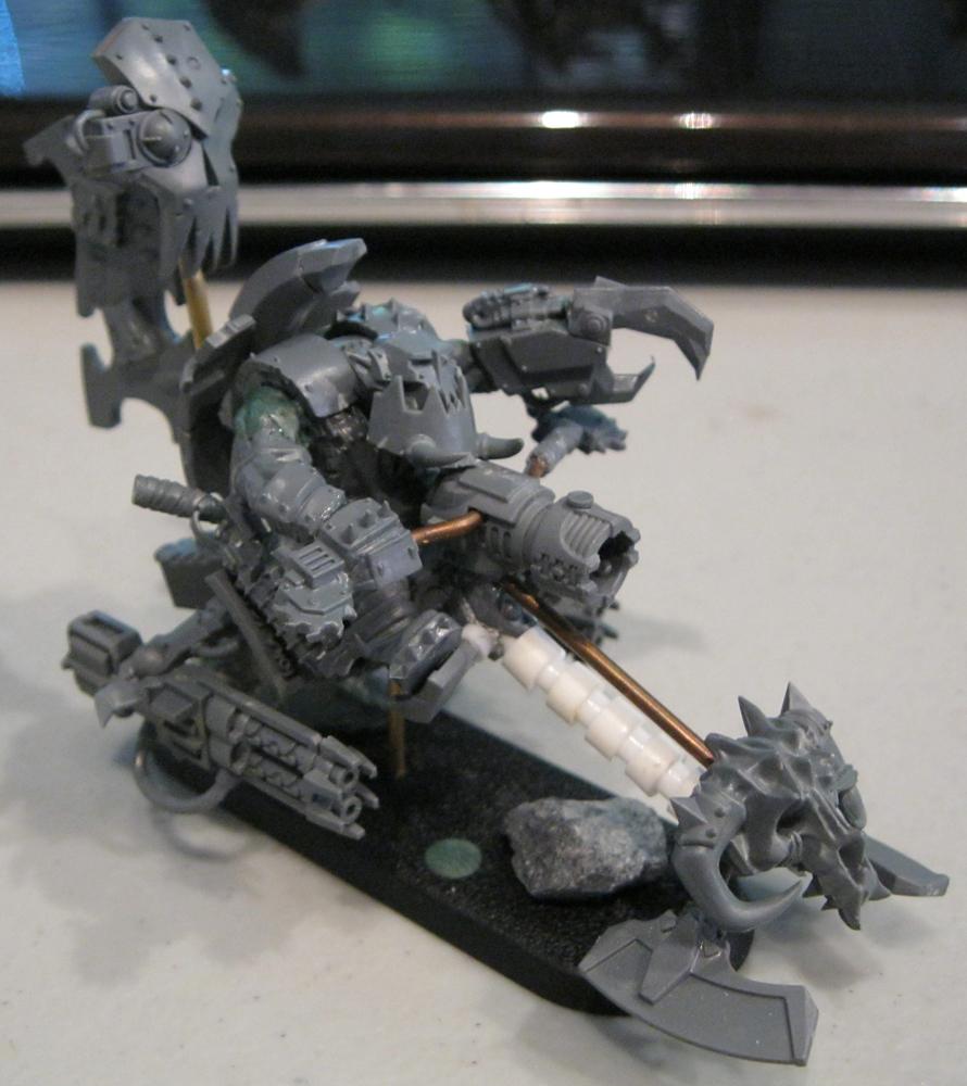 Conversion, Necrons, Nob, Nob Biker, Orks, Scratch Build, Warbike