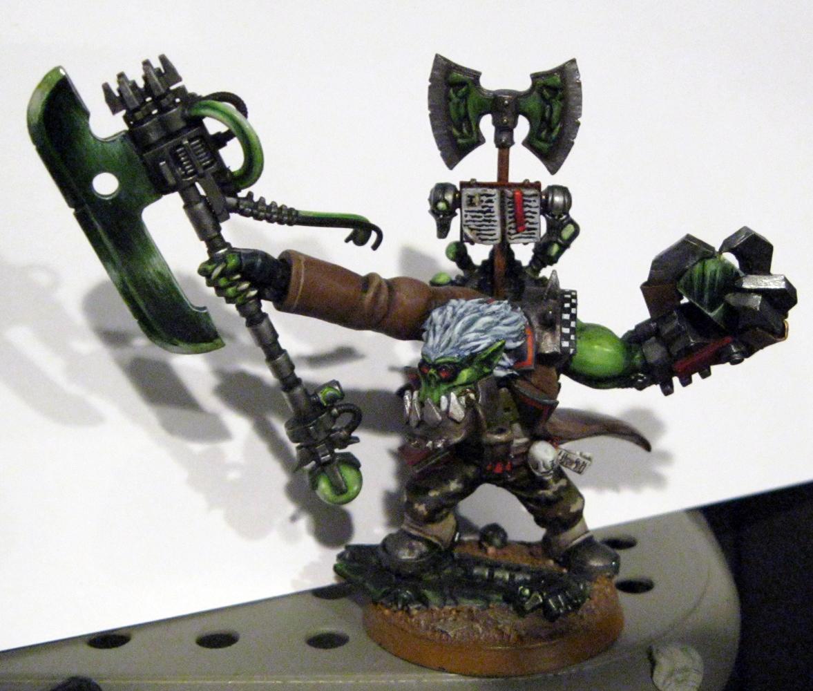 Blood Axe, Necrons, Orks, Warboss