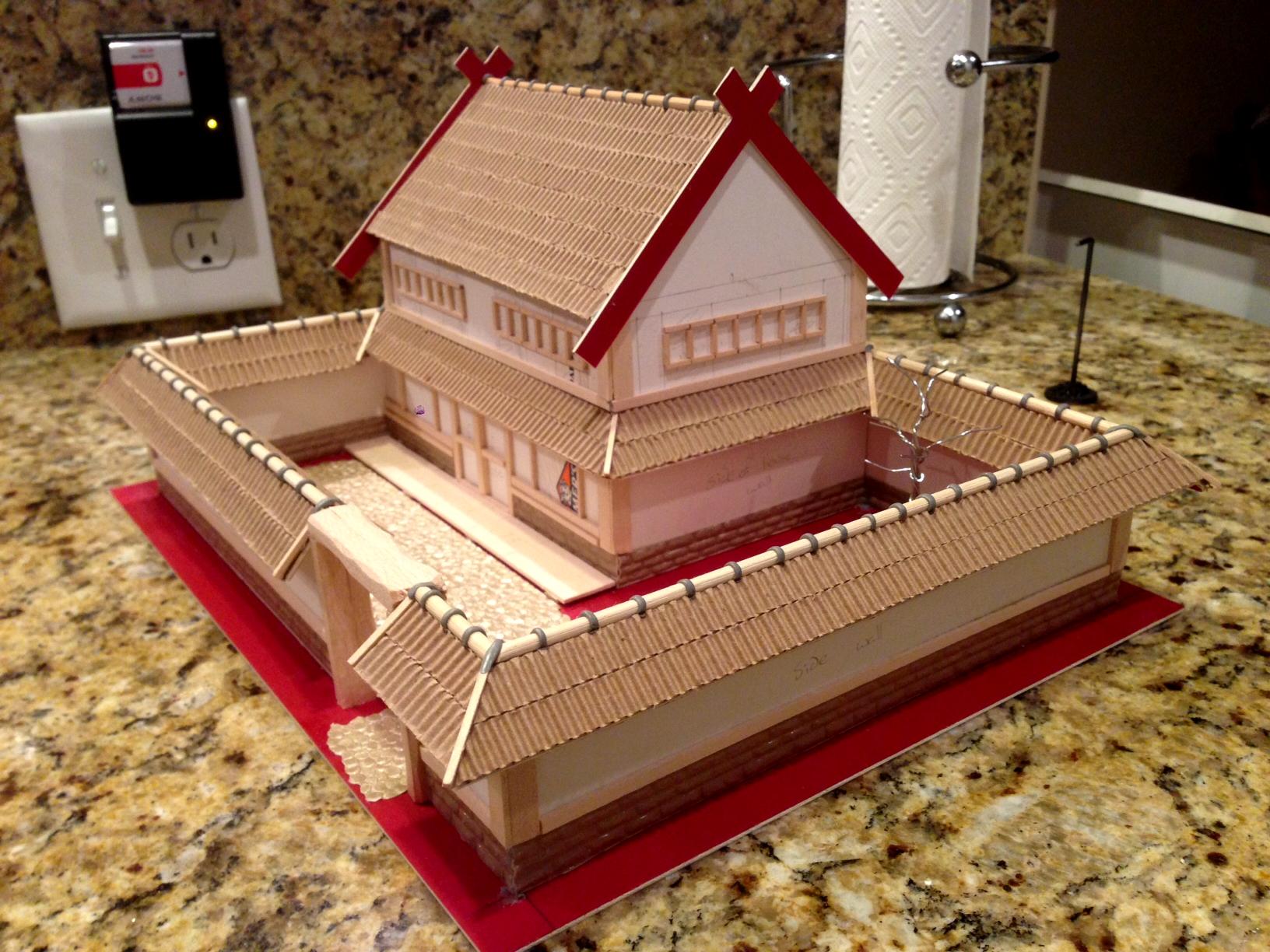 House, Samurai, Scratch Build, Terrain