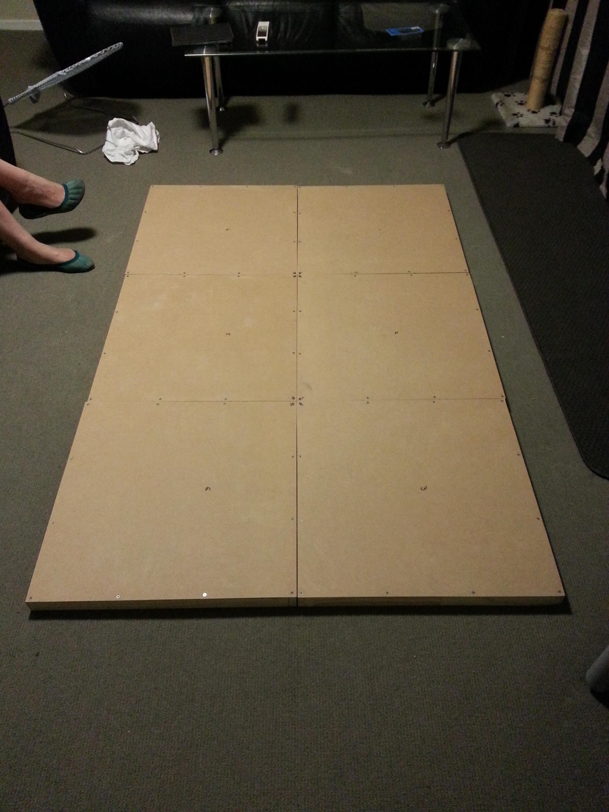 All 6 boards done topside