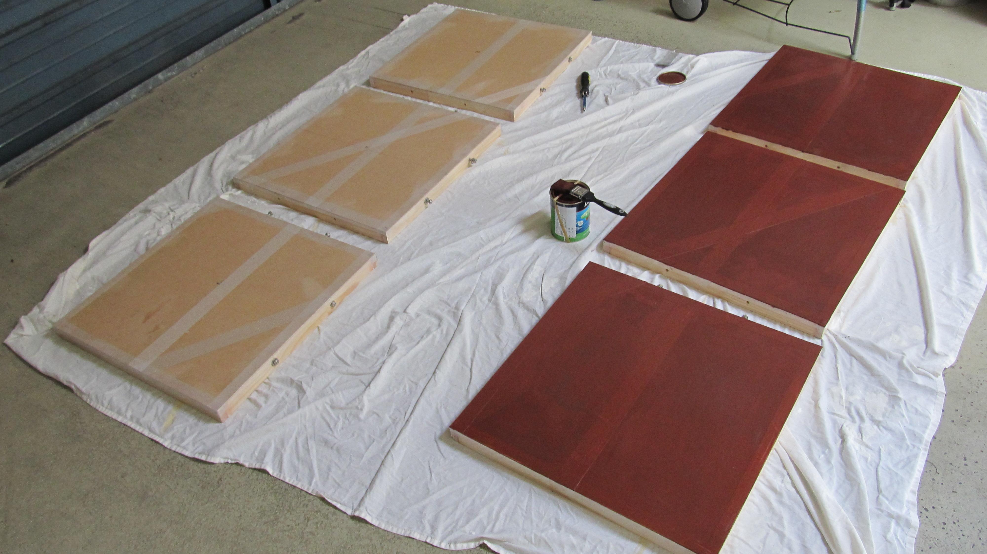 base coat of brown