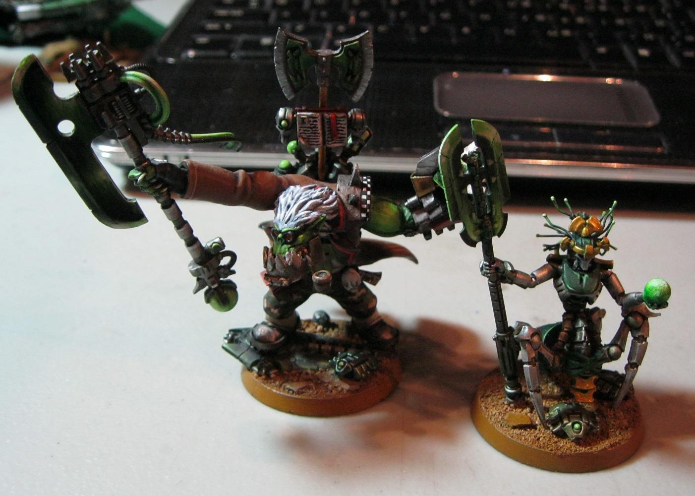 Blood Axe, Female, Necrons, Orks, Warboss
