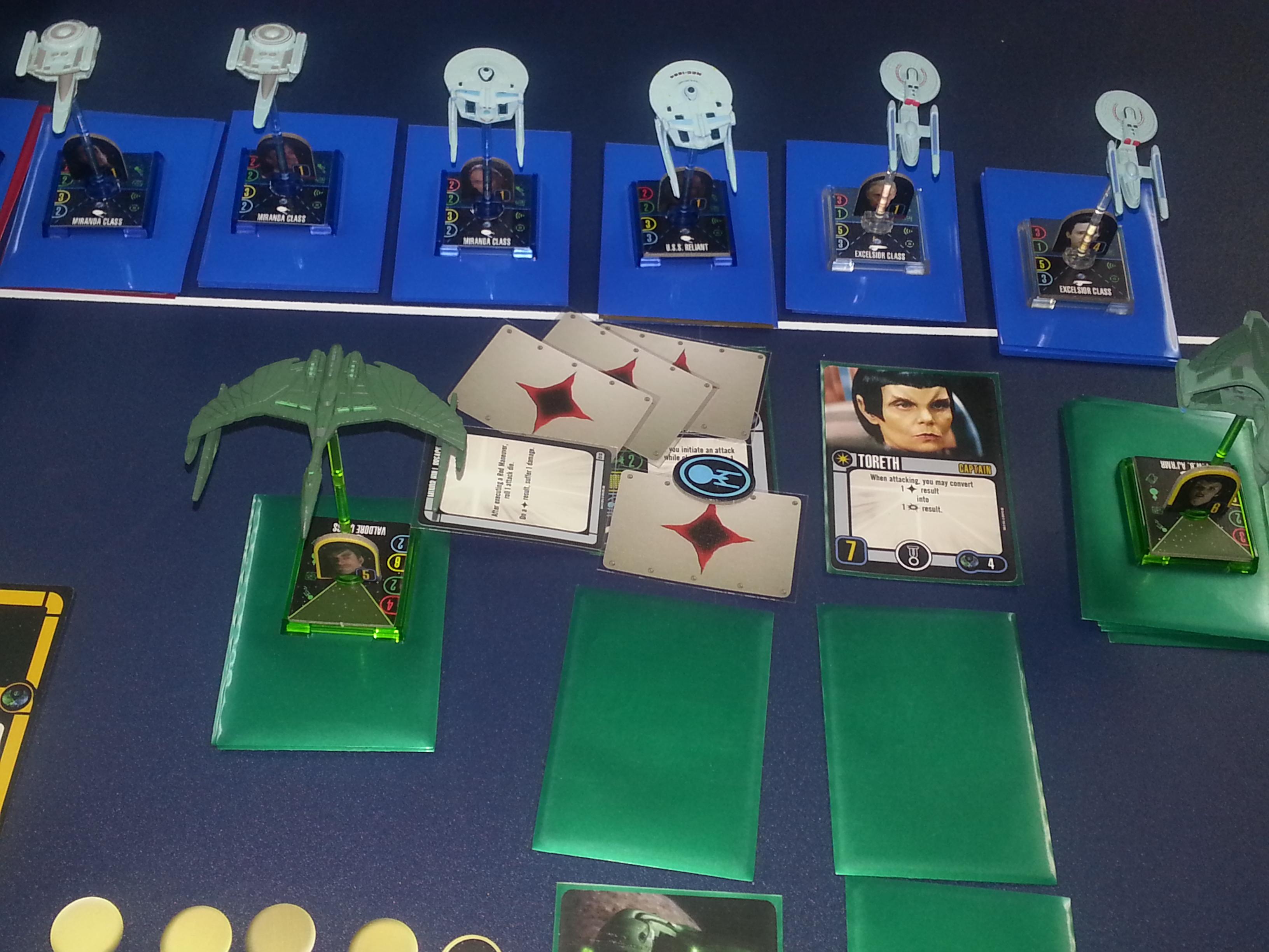 Federation, Romulans, Star Trek, Star Trek Attack Wing, Starfleet