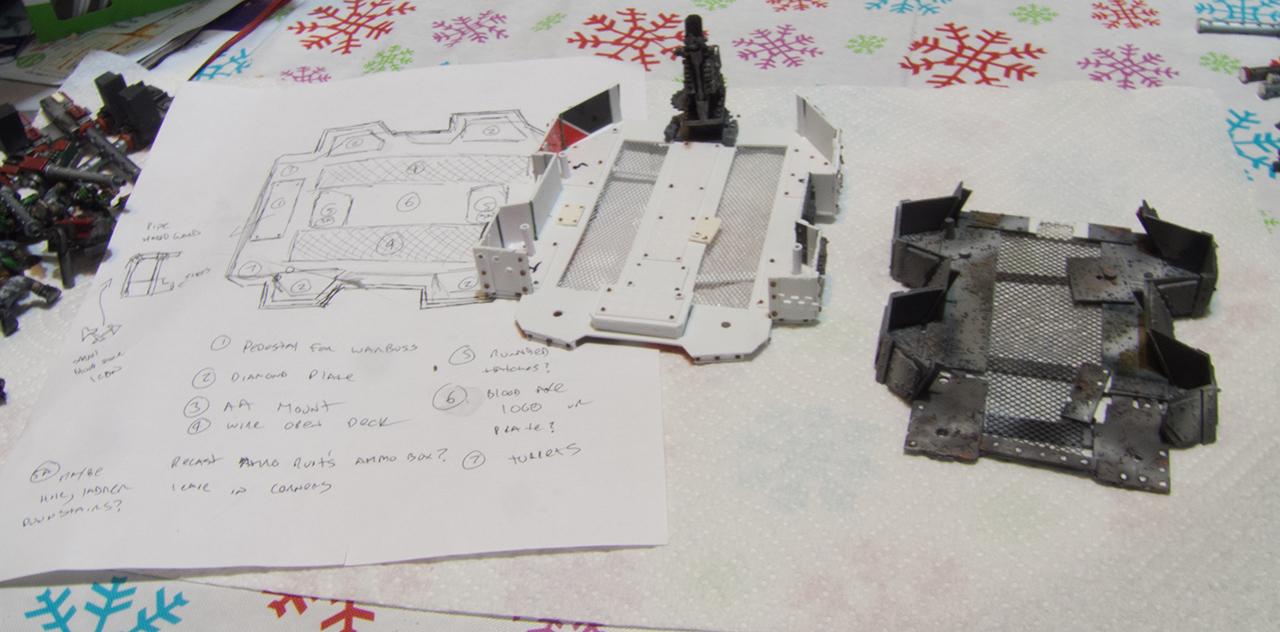 Battle Fortress, Orks, Ouze, Scratch Build, Super-heavy, Warhammer 40,000, Work In Progress