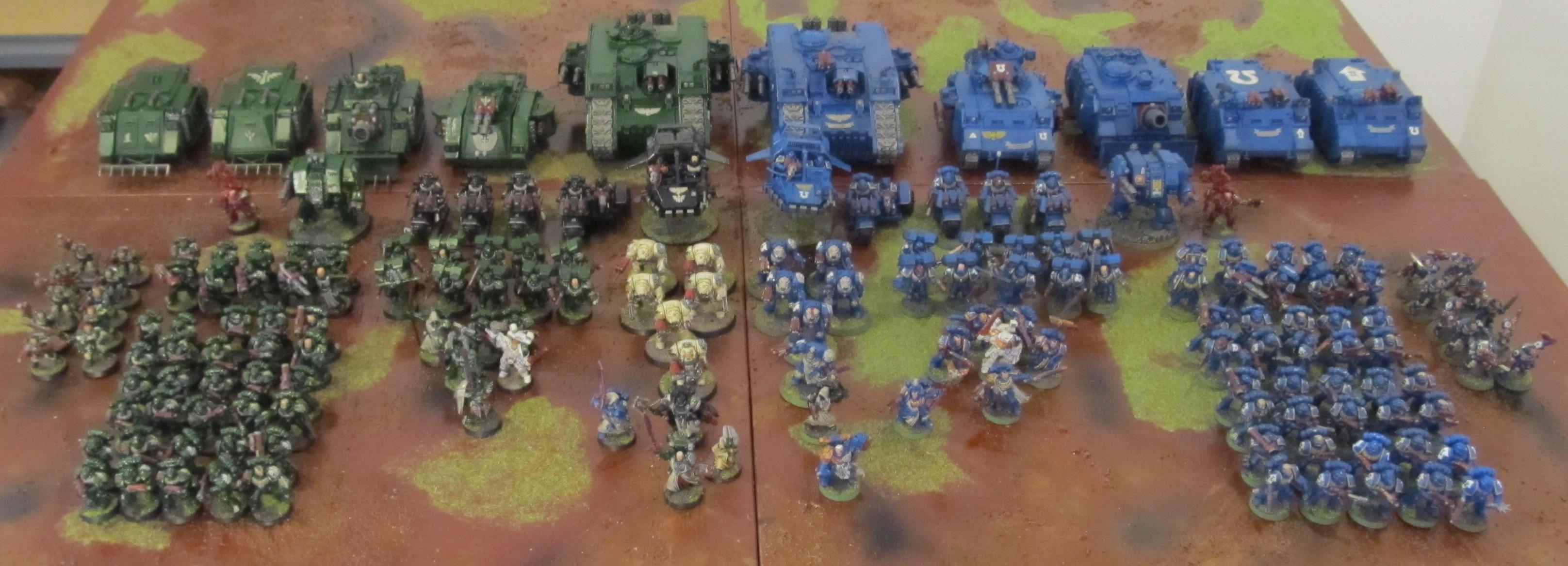 full armies front