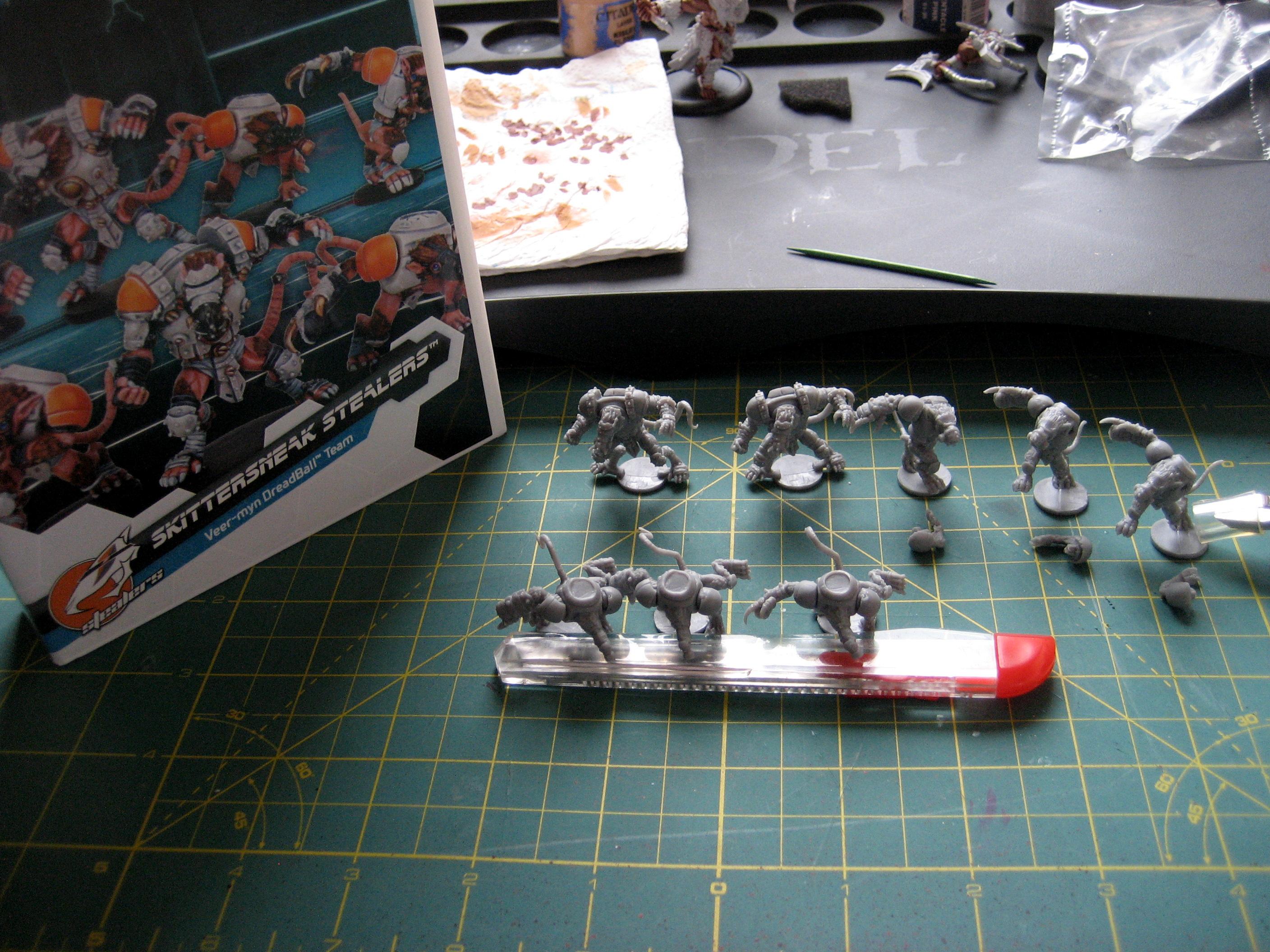 Dreadball, Myn, Skaven, Skittersneak, Stealers, Veer