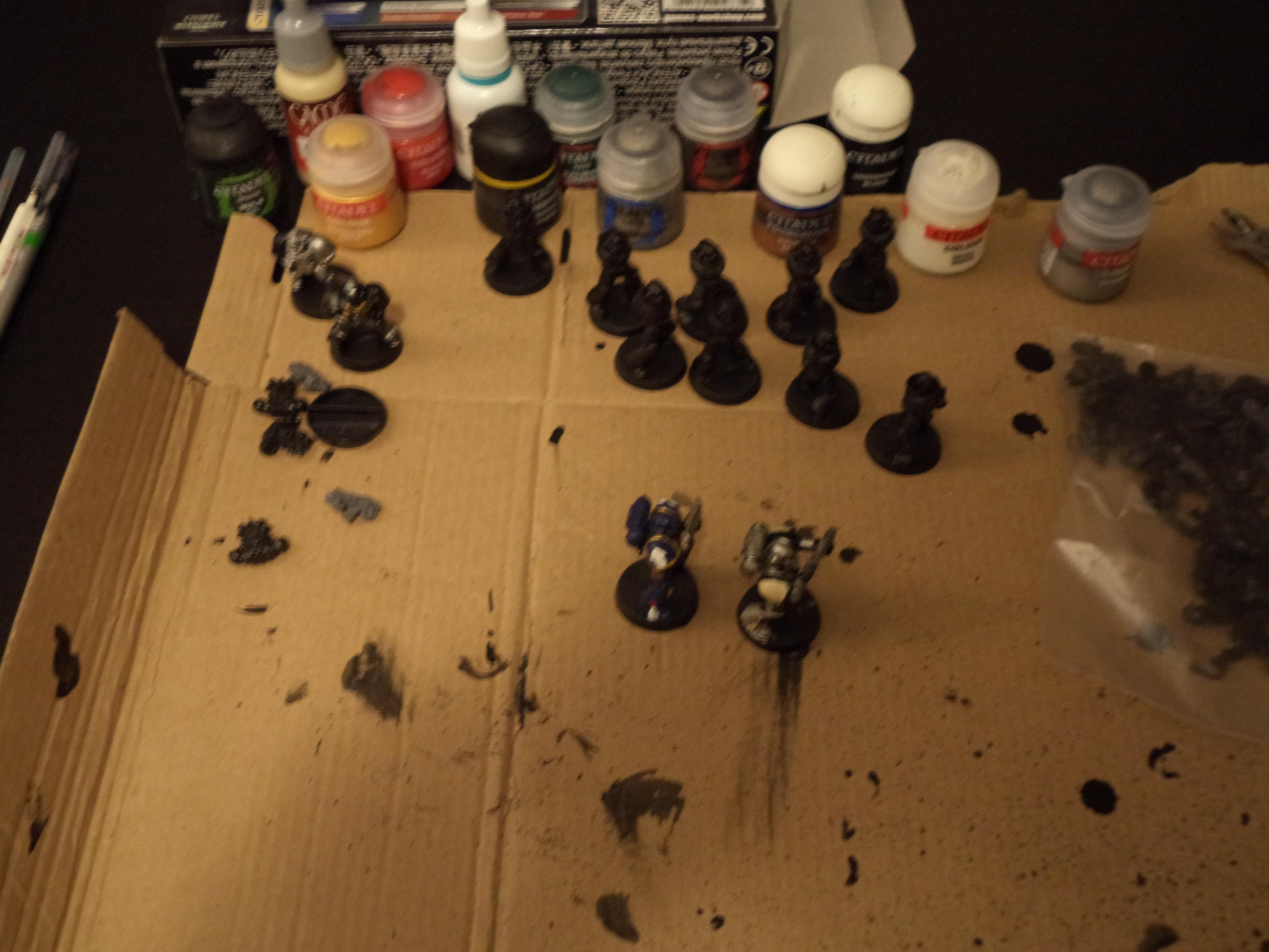 This is what I currently have, not a lot really just a tactical squad and some test marines