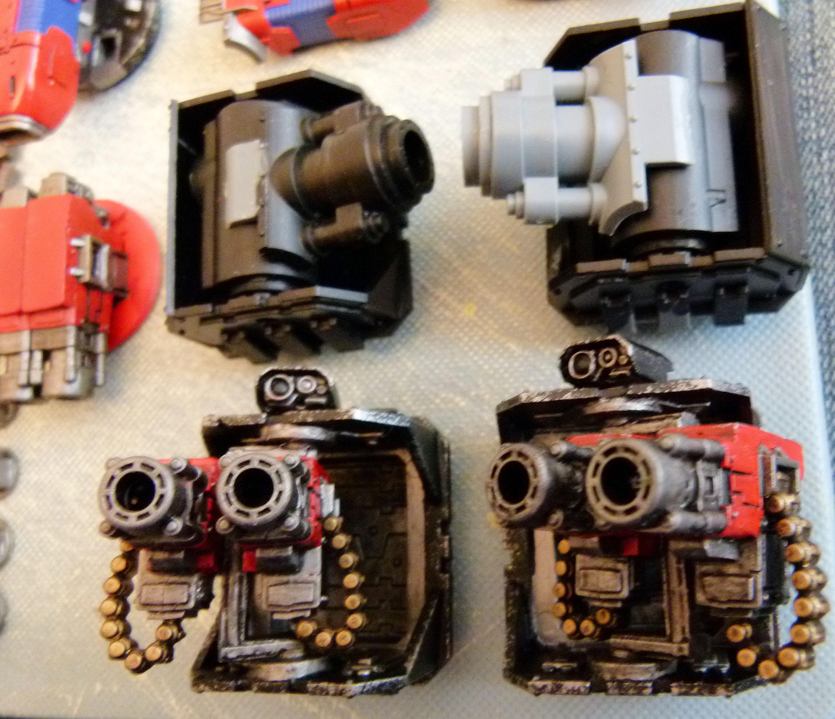 Land Raider Demolisher Cannon and Twin Frag Cannon Sponson