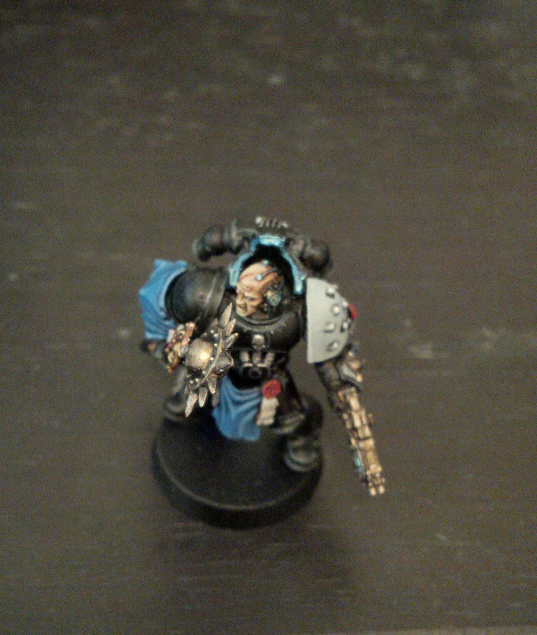 Black, Librarian, Raven Guard, Space Marines, Tigurius