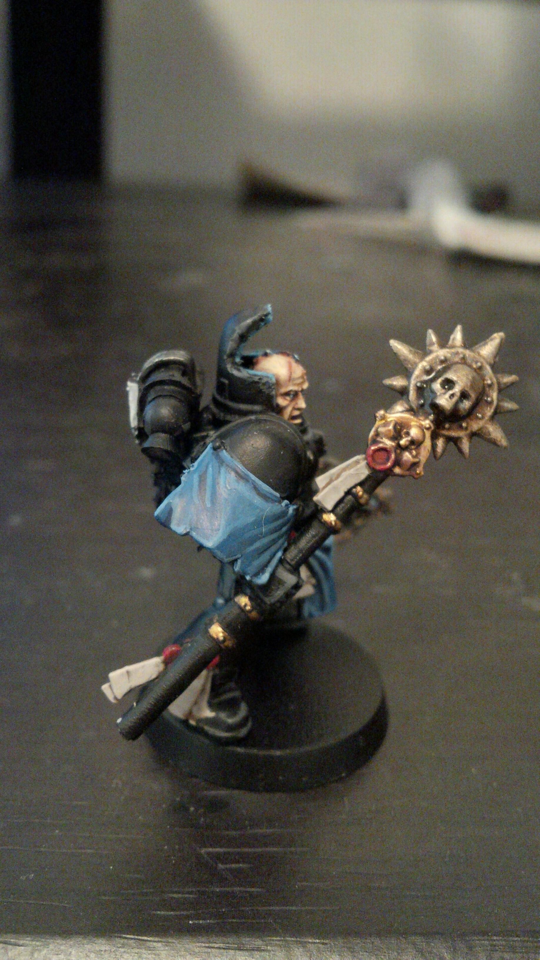 Black, Librarian, Raven Guard, Space Marines, Tigurius