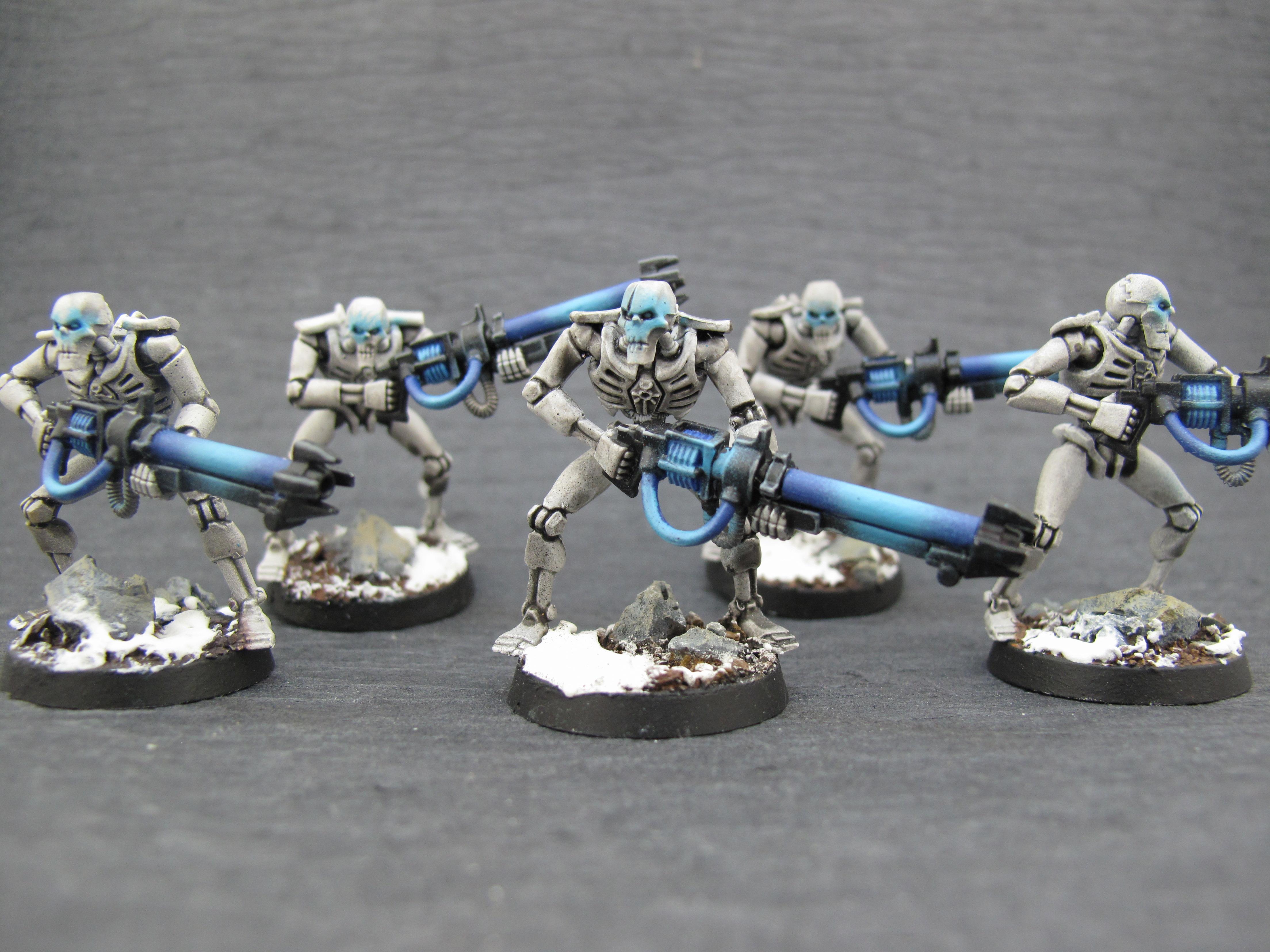 Ice Necrons, Necrons, Neuron Warriors, Snow Necrons, Warriors