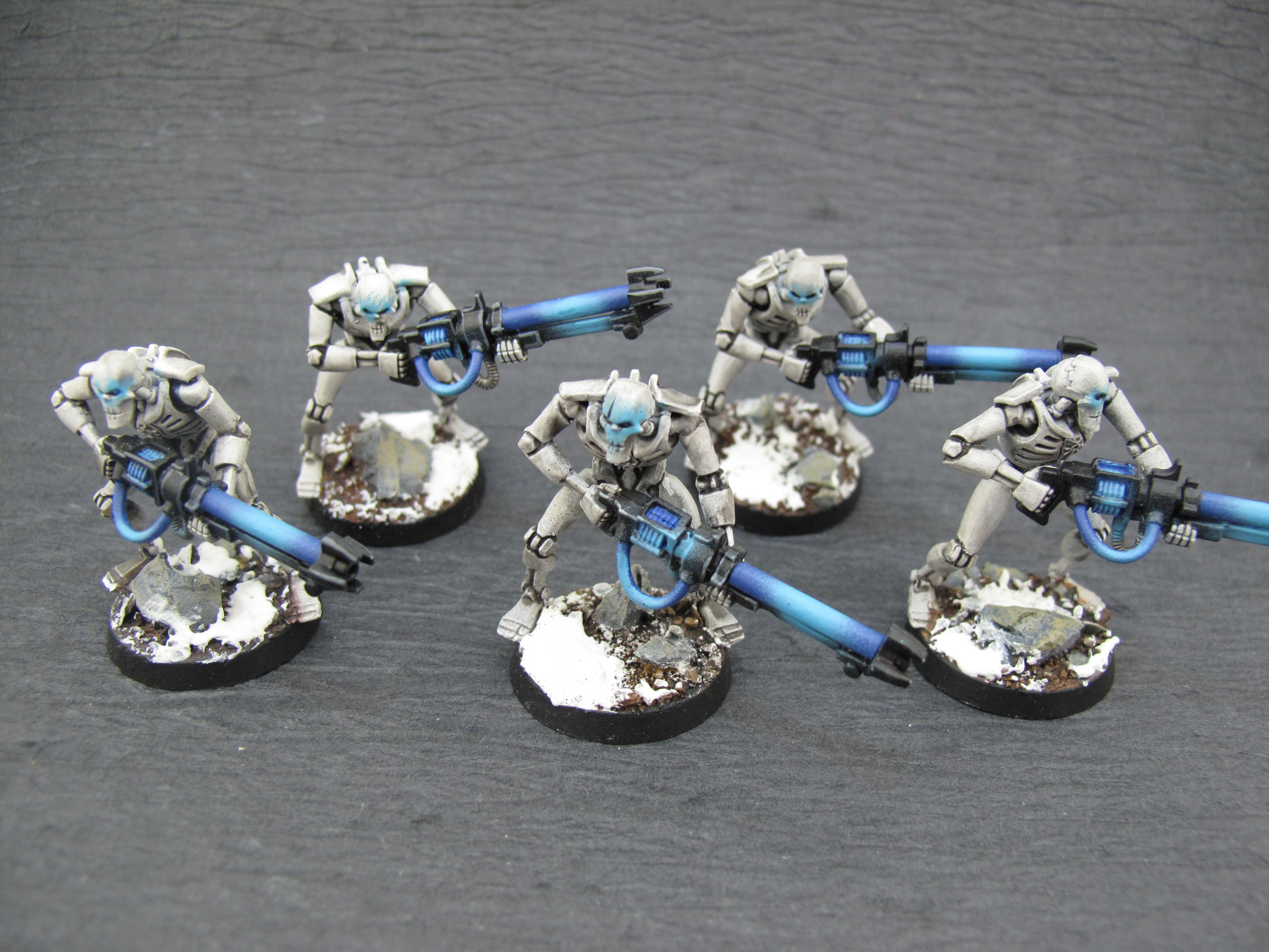 Ice, Ice Necrons, Necron Warriors, Necrons, Snow, Snow Necrons, Warriors