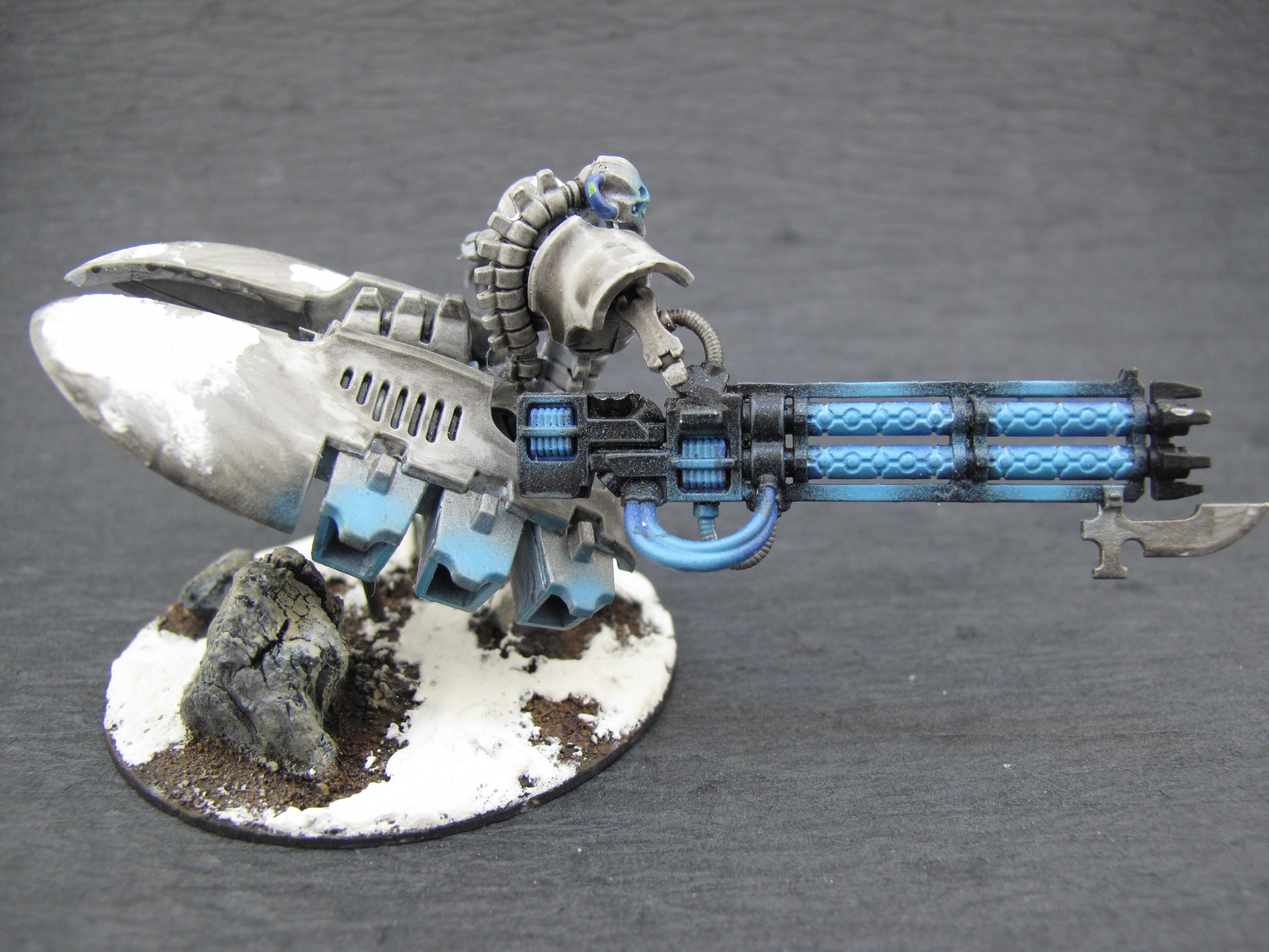 Destroyer, Ice Necrons, Necron Destroyer, Necrons, Snow Necrons