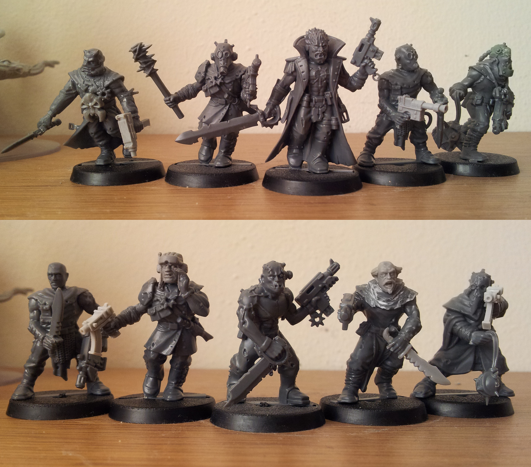 Chaos Space Marines, Cultists, Warhammer 40,000, Work In Progress