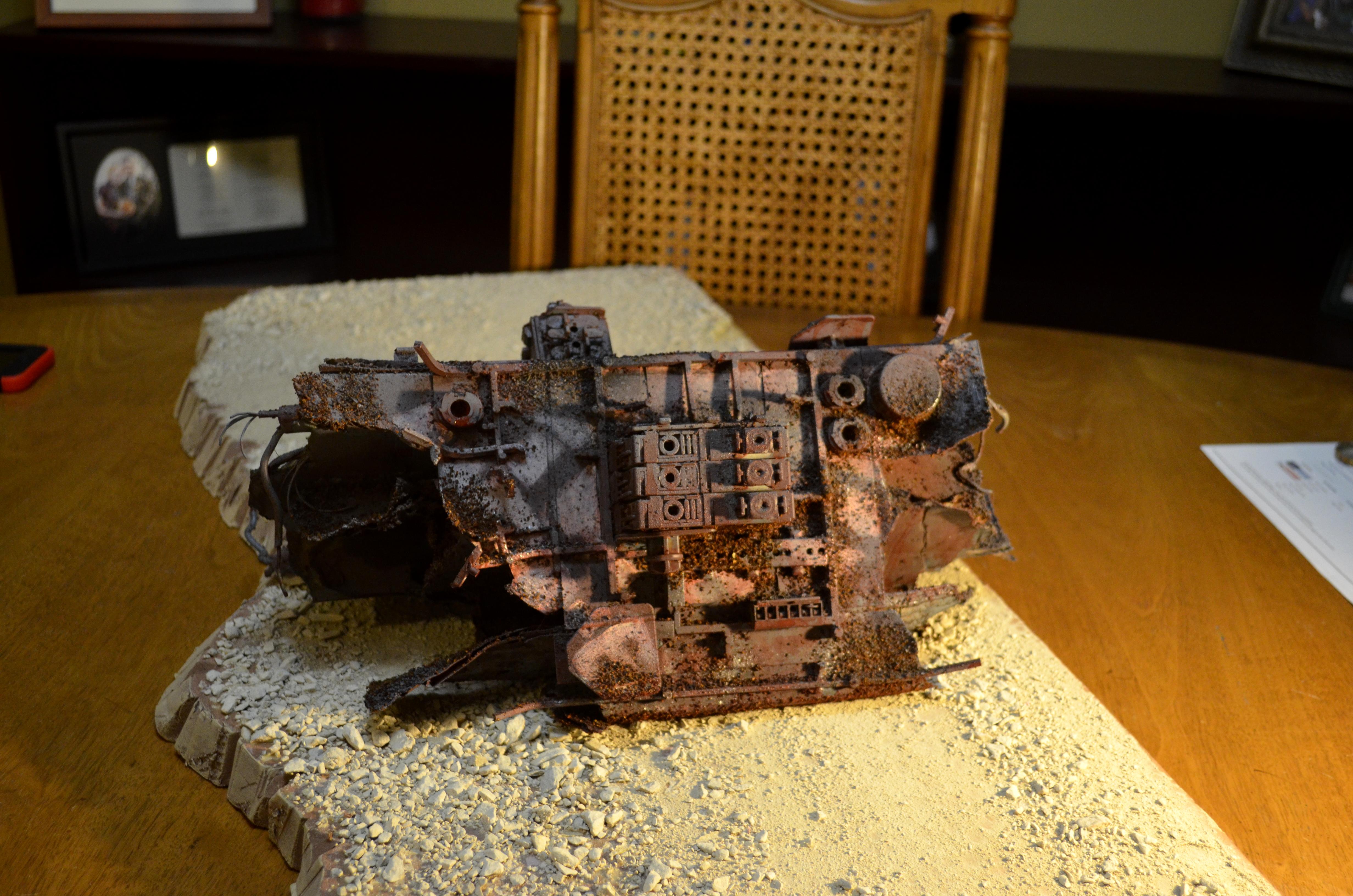 Wrecked Freighter