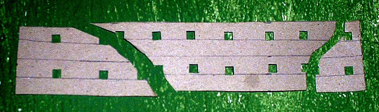 6mm, Terrain, Card Buildings 3