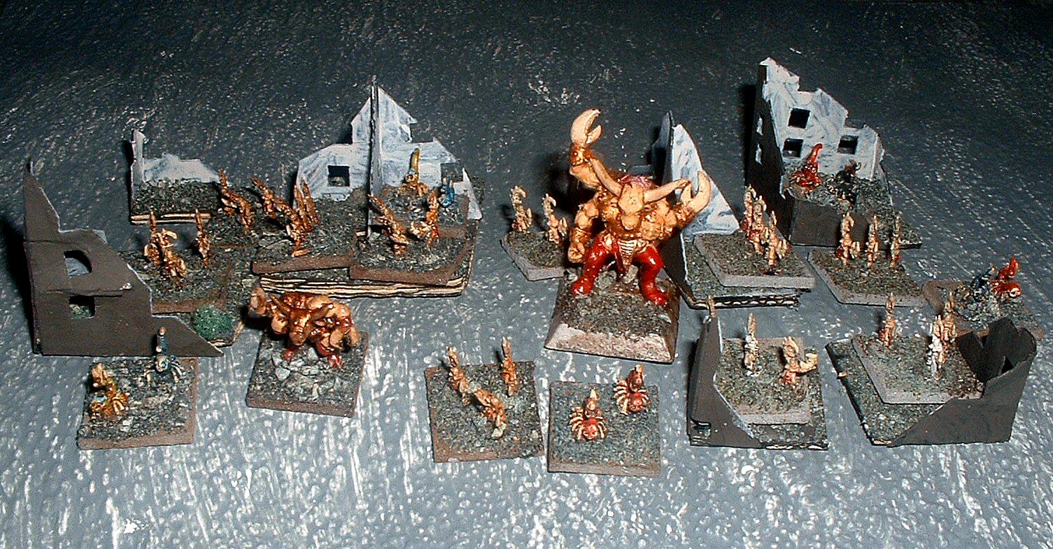6mm, Terrain, Card Buildings 6