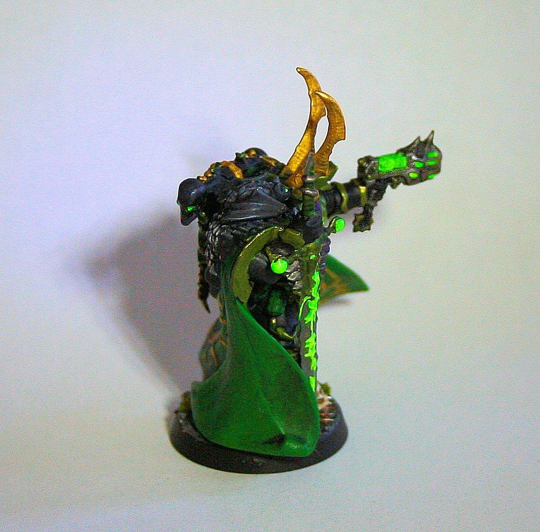 Black, Chaos Lord, Chaos Space Marines, Dark Vengeance, Draconis Acerbus, Green, Ruins, Warhammer 40,000