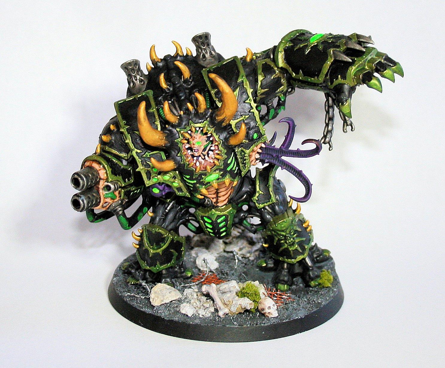 Black, Chaos Space Marines, Dark Vengeance, Draconis Acerbus, Green, Hellbrute, Ruins, Warhammer 40,000