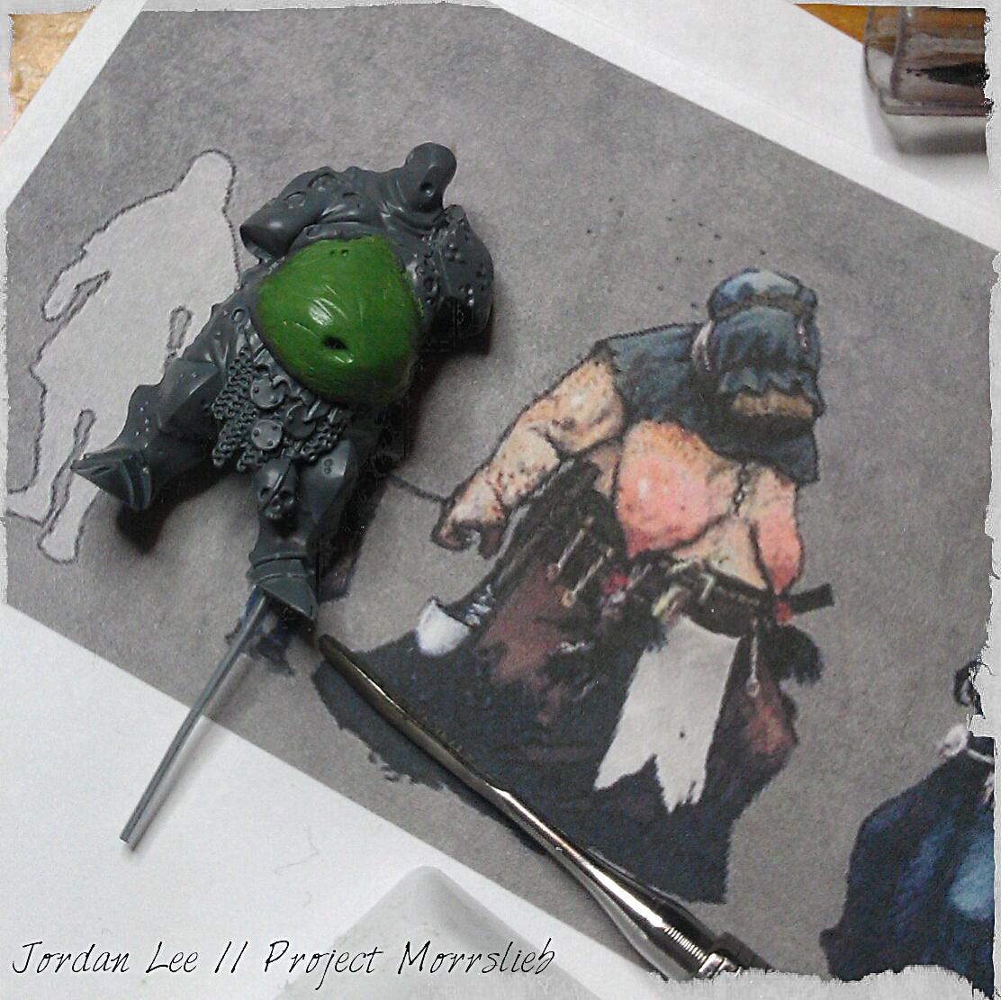 28mm, Mordheim, Nurgle, Nurgle Lord, Warhammer Fantasy, Warpstone, Witch, Work In Progress