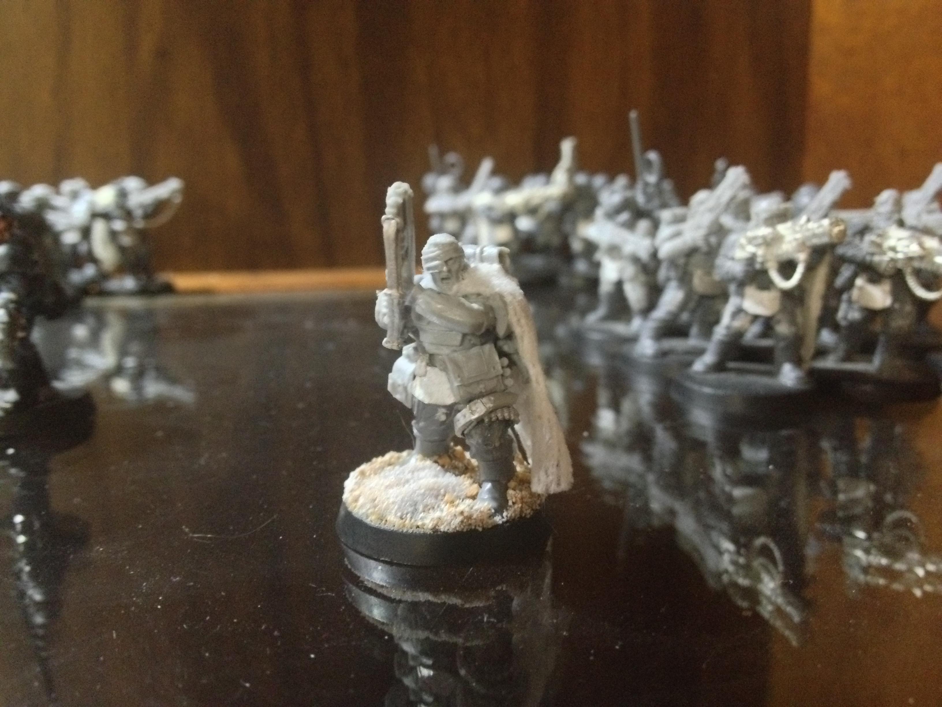 Sgt. Howe, a veteran squad leader, has been finished modelling wise