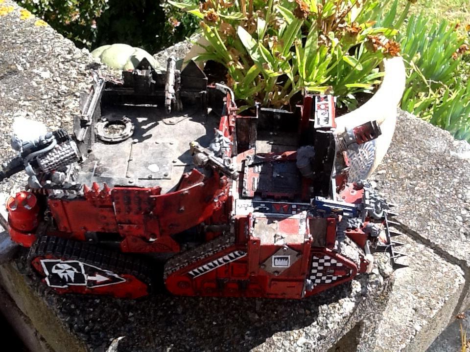 Battlewagon, Orks, Wip Battlewagon, Work In Progress
