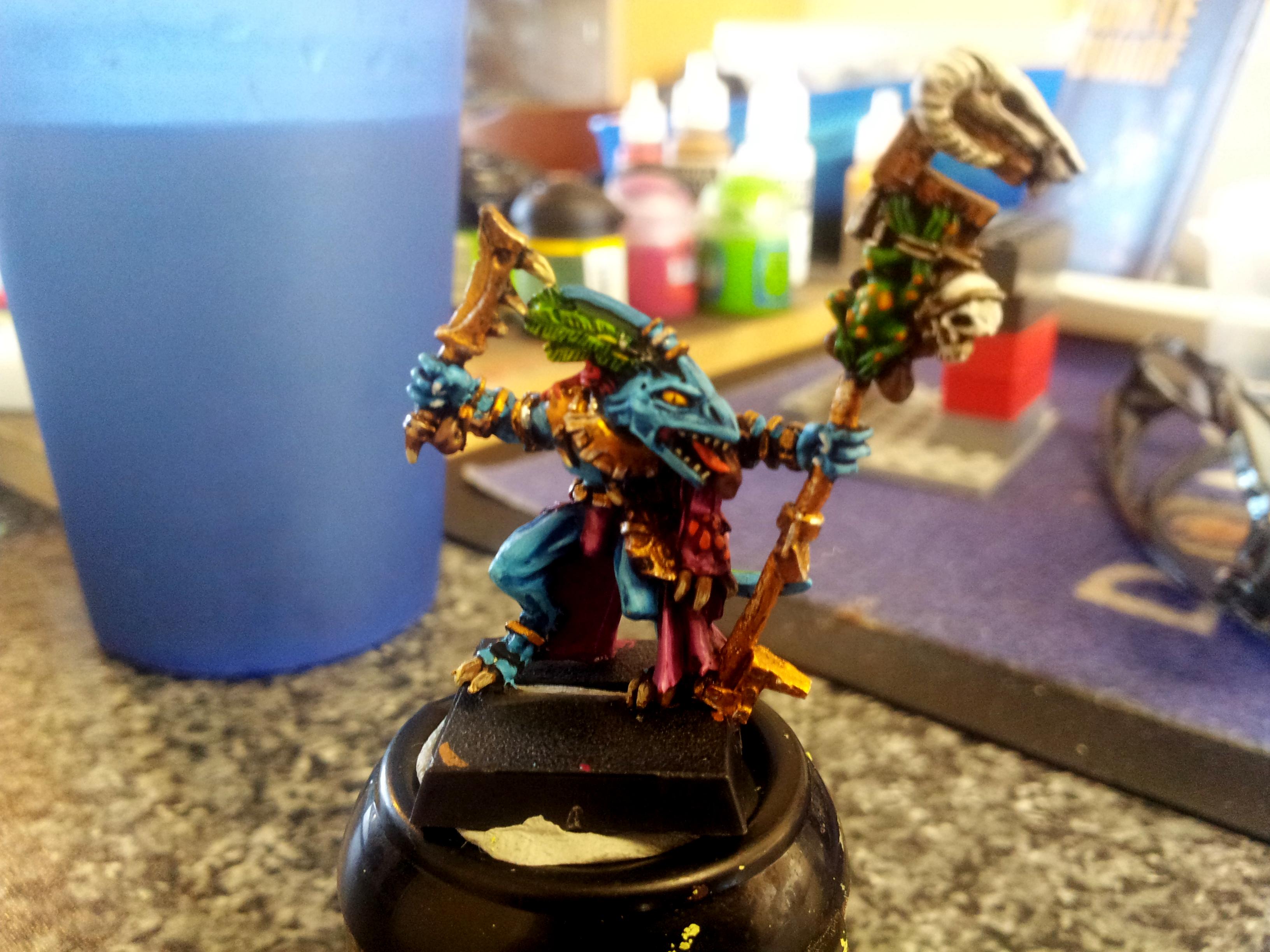 Lizardmen, Mage, Skinks, Warhammer Fantasy