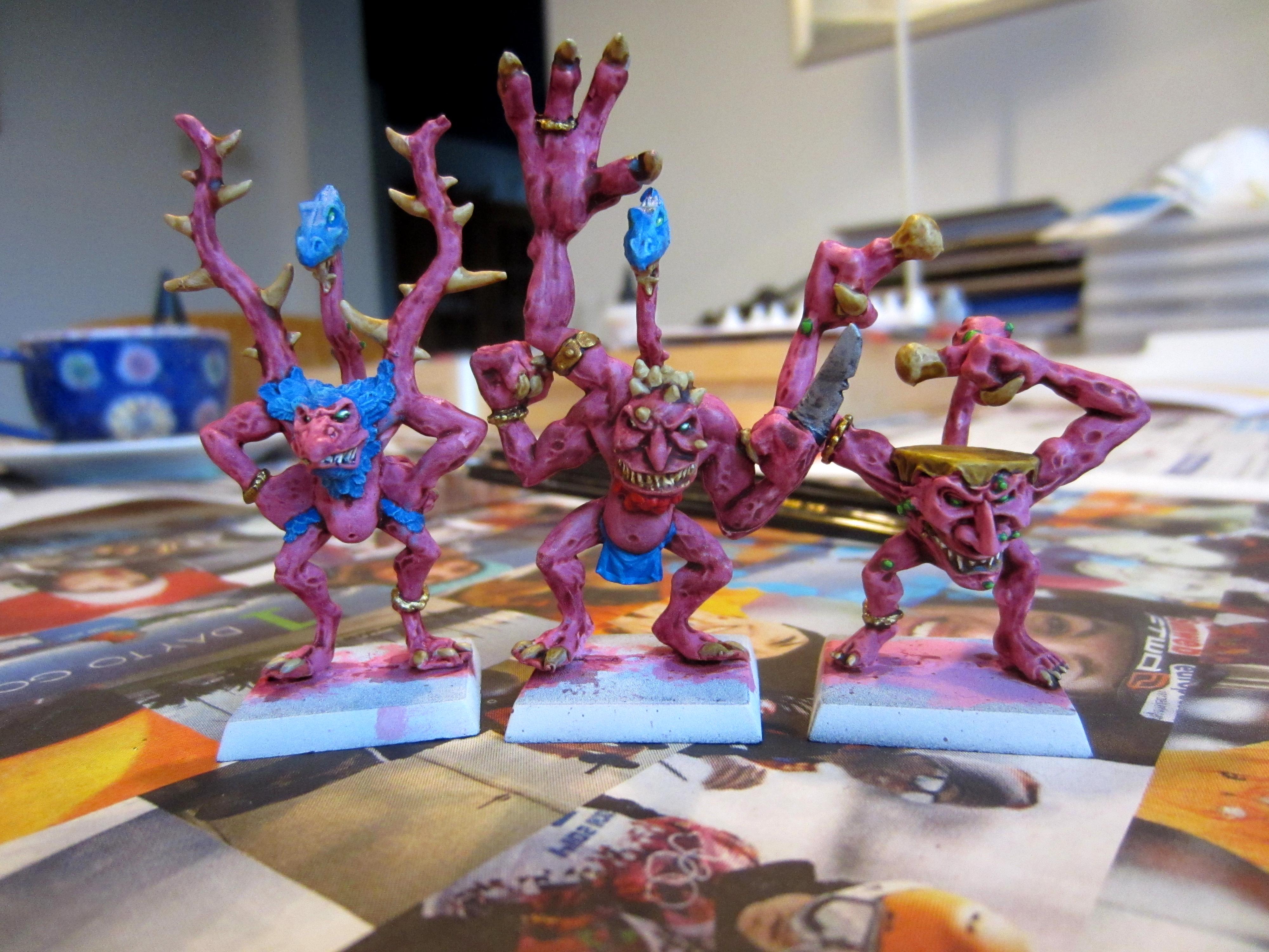Chaos, Daemons, Pink Horrors, Tzeentch