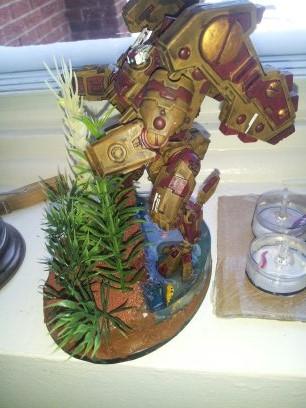 Even semi-land (used painted styrofoam