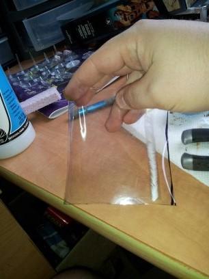 cut out the centre bit into a square sheet