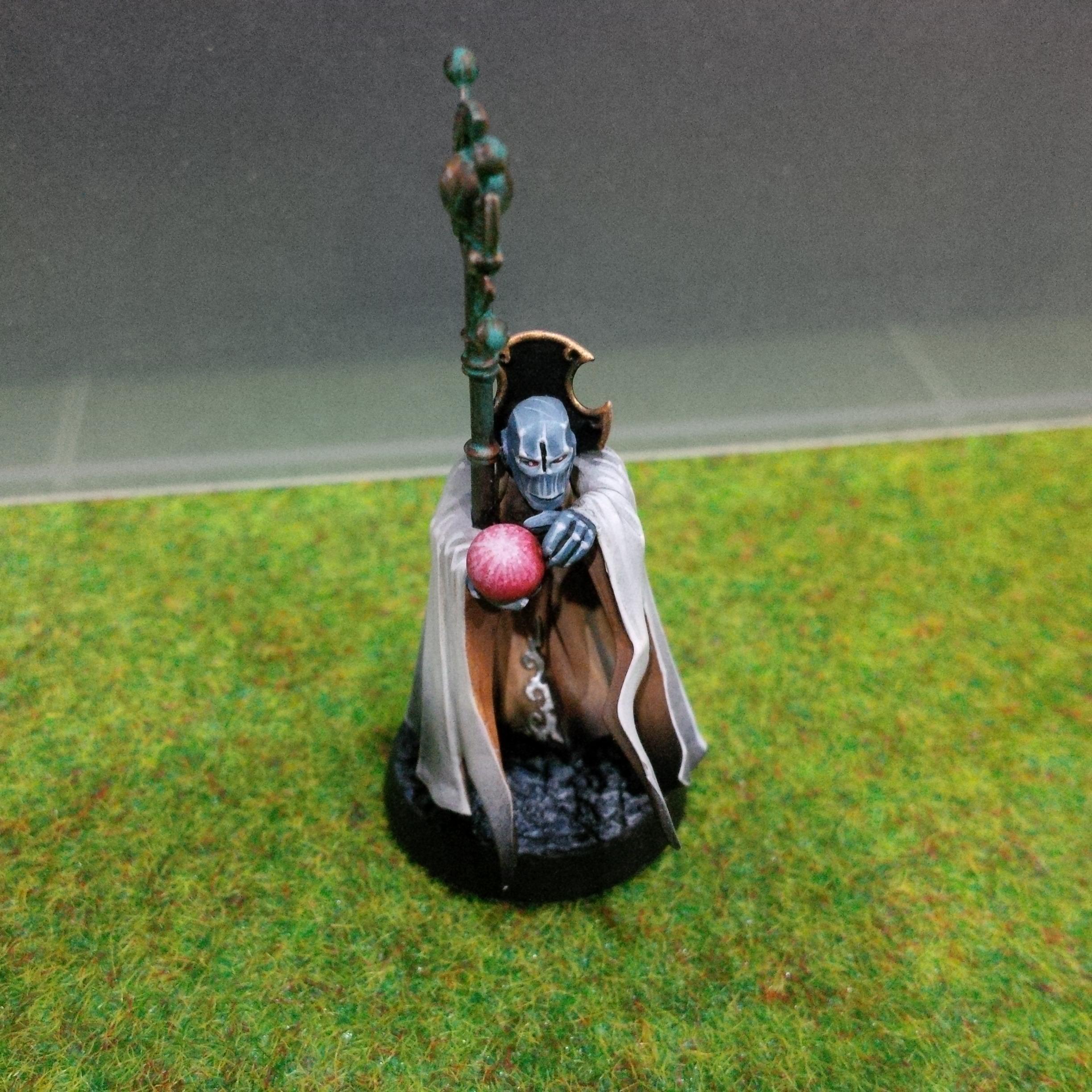 Conversion, Crystal Ball Ethereal, Ethereal, Fantasy Conversion, Tau, Warhammer 40,000, Warhammer Fantasy