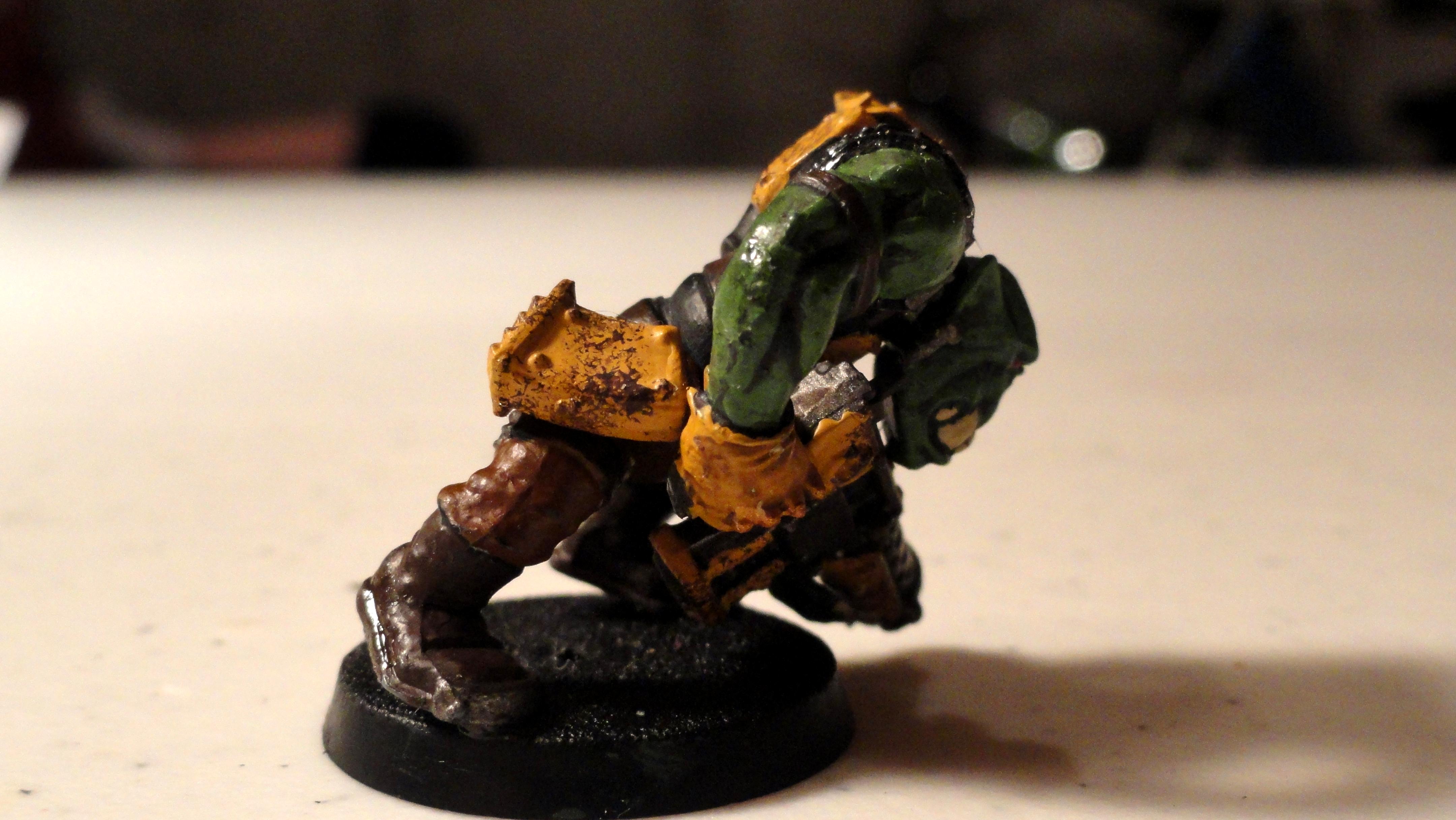 Larry the Head down ork
