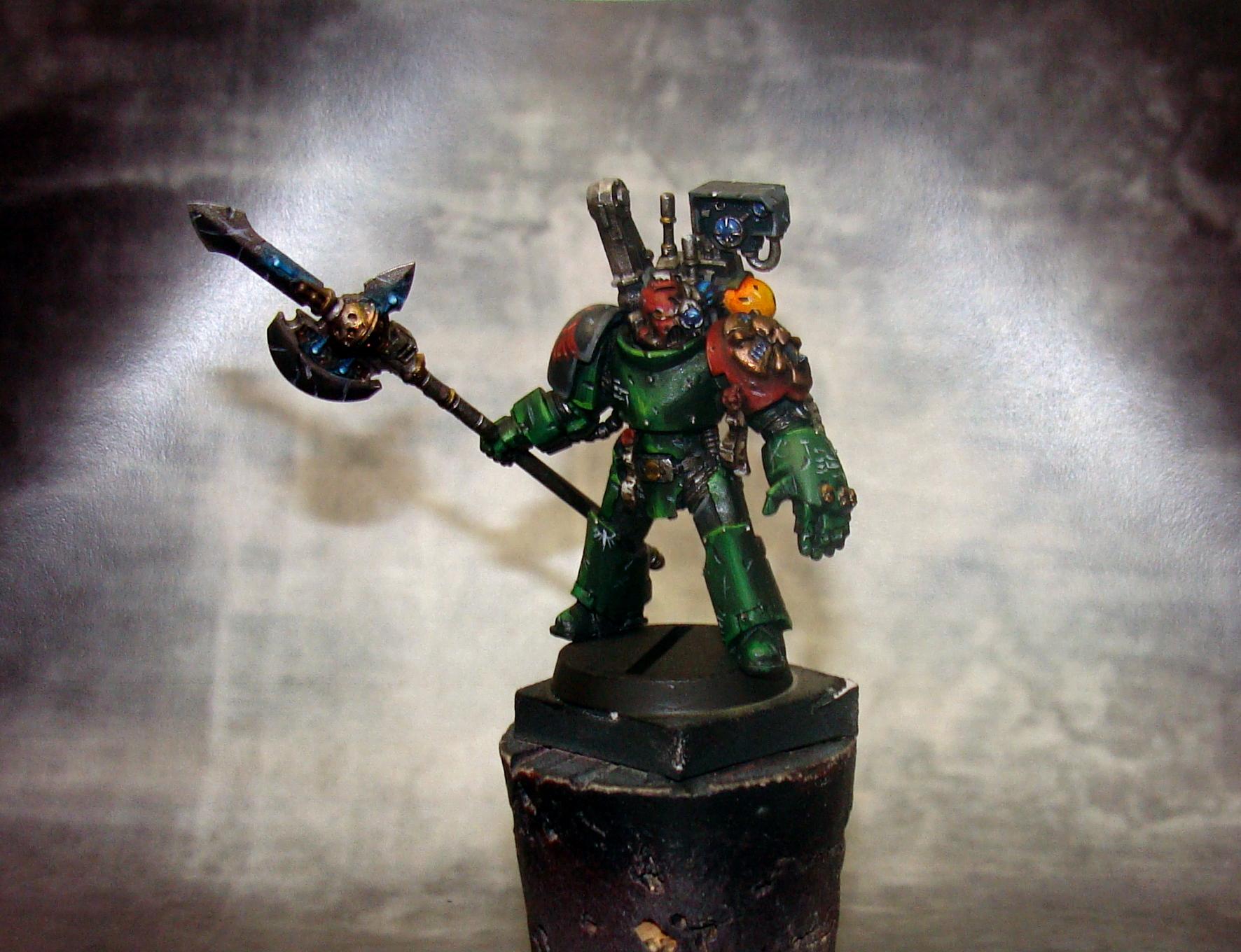 Awesome, Commission, Dark Angels, Pro Painted, Space Marines, Techmarine, Warhammer 40,000