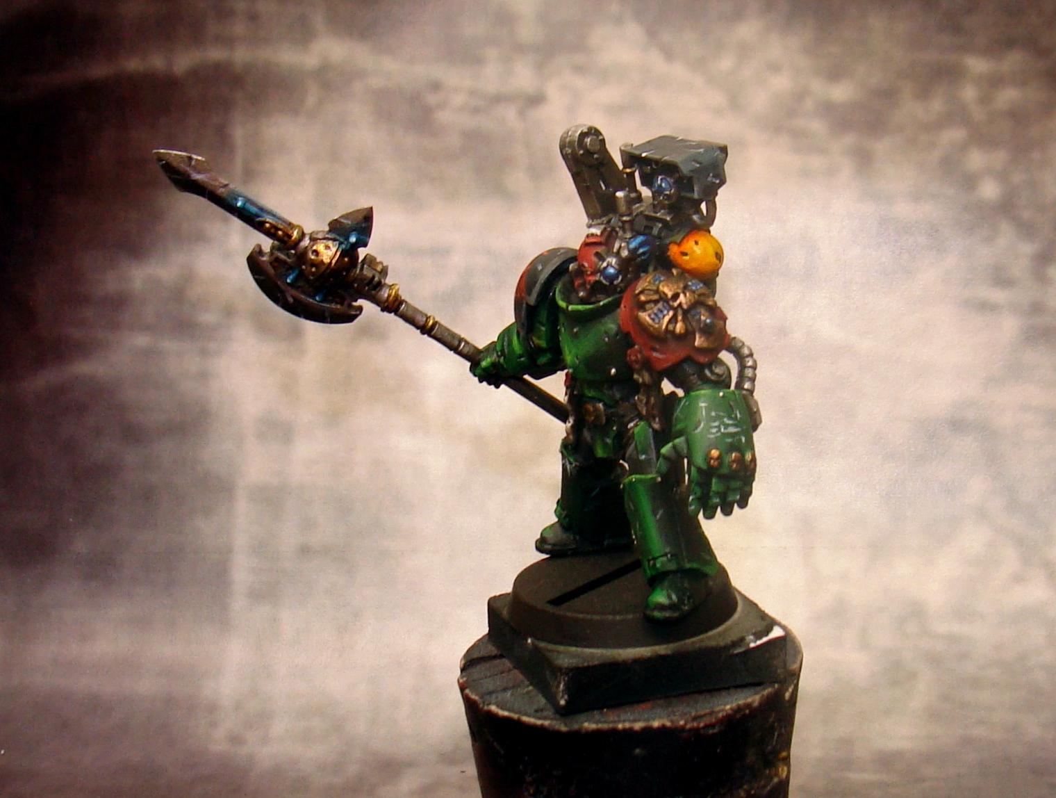 Awesome, Commission, Dark Angels, Pro Painted, Space Marines, Techmarine, Warhammer 40,000