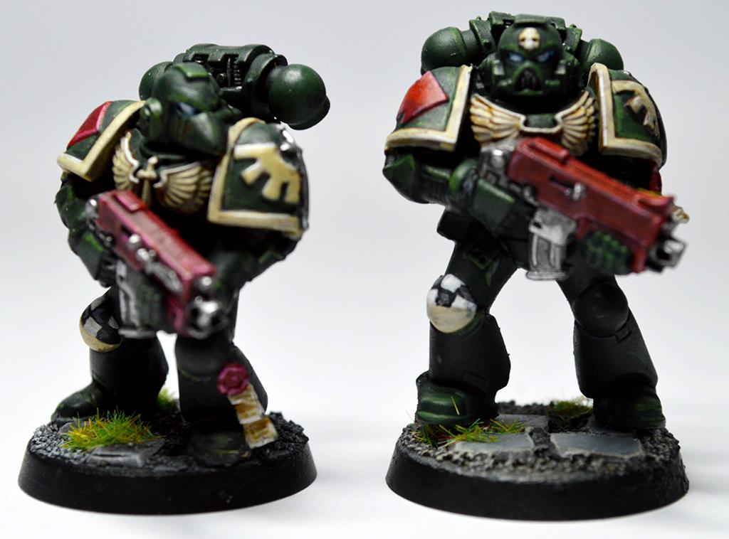 Space Marines, DA Marines (closeup)