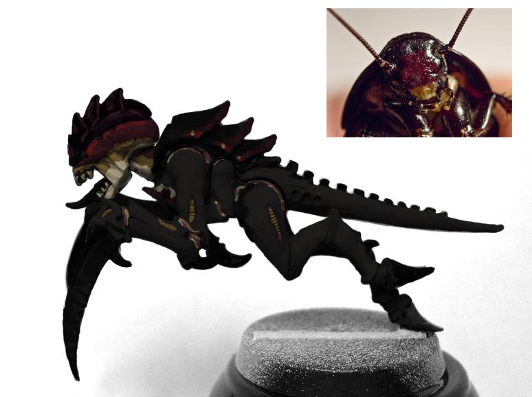 Advice, Bug, Colour, Colour Scheme, Experiment, Help, Hormagaunts, Insect, Painting, Photoshop, Scheme, Stripes, Test, Tyranids, Warriors