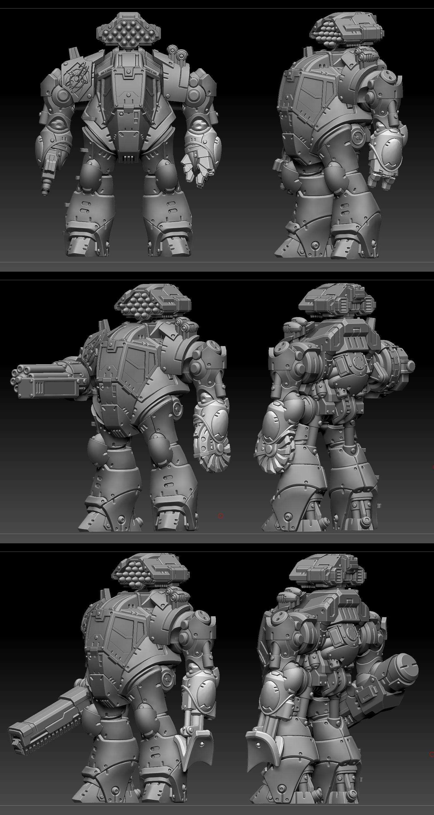 Terran Light Mech Sculp WIP5