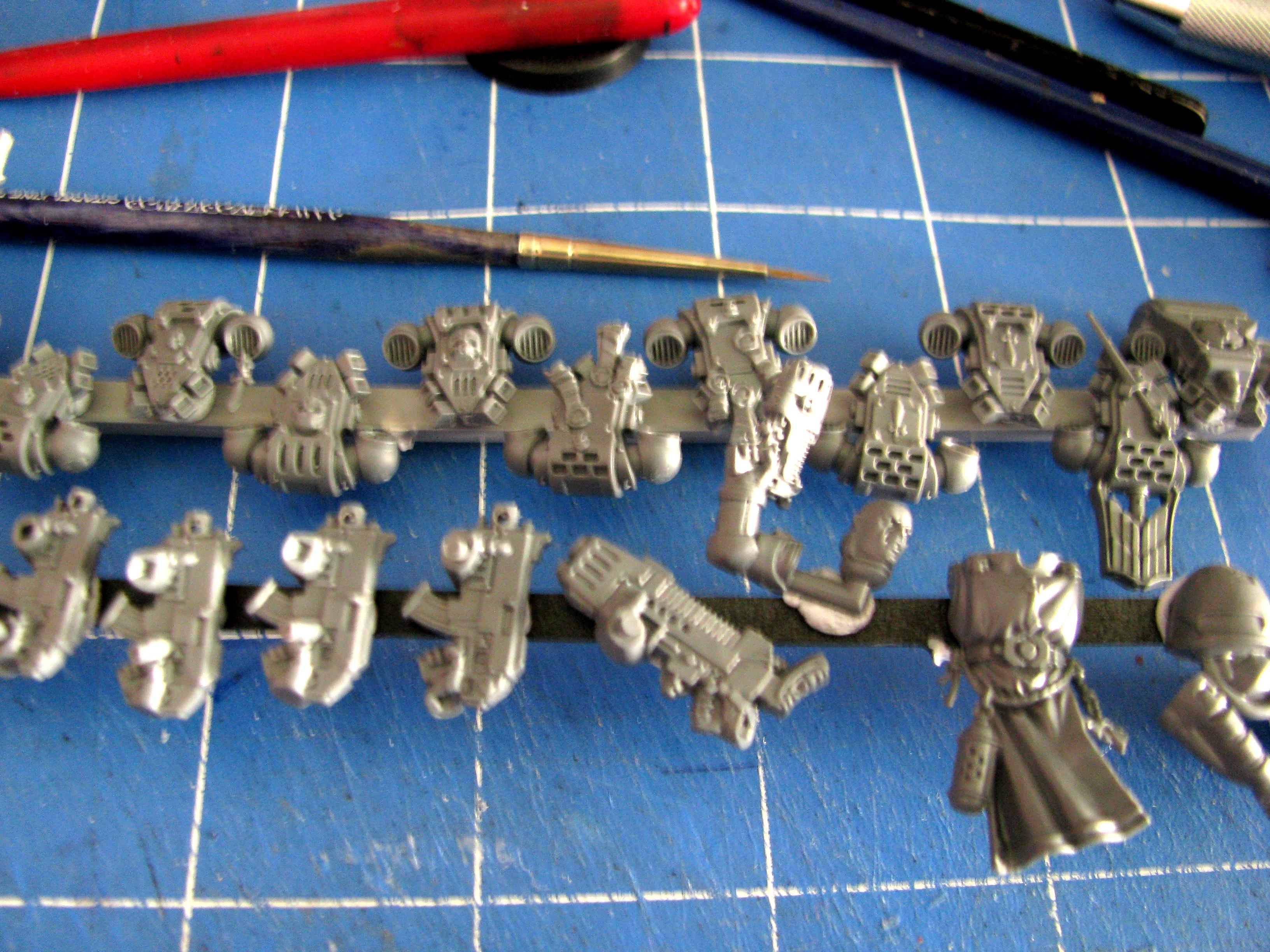 Backpacks and weapons ready to prime
