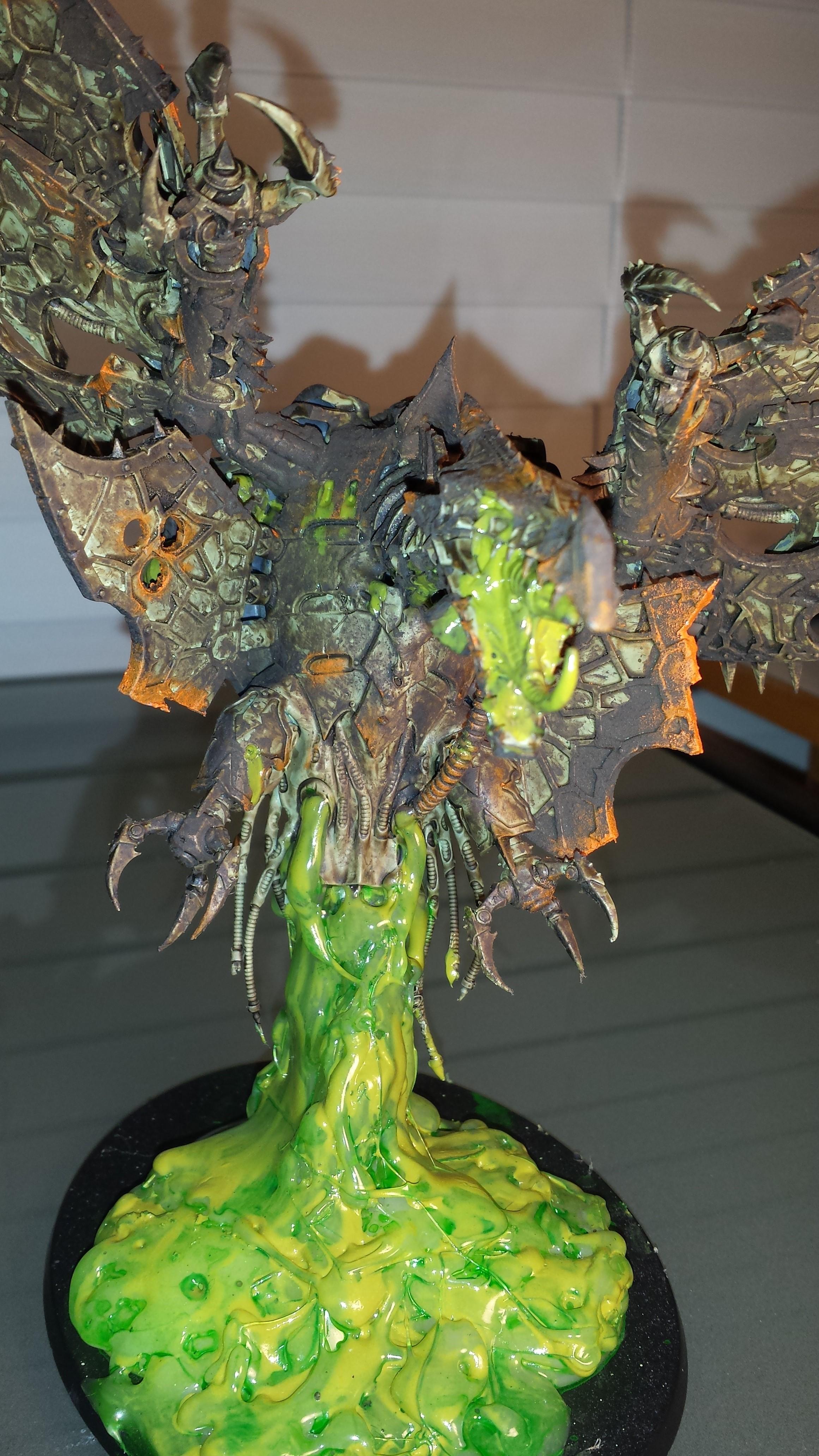 Chaos, Chaos Space Marines, Goo, Heldrake, Nurgle, Plauge, Rot, Warhammer 40,000, Zombie
