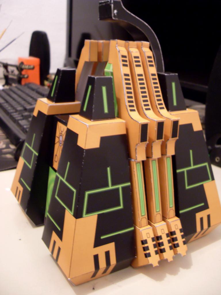 Monolith, Necrons, Paper, Papercraft